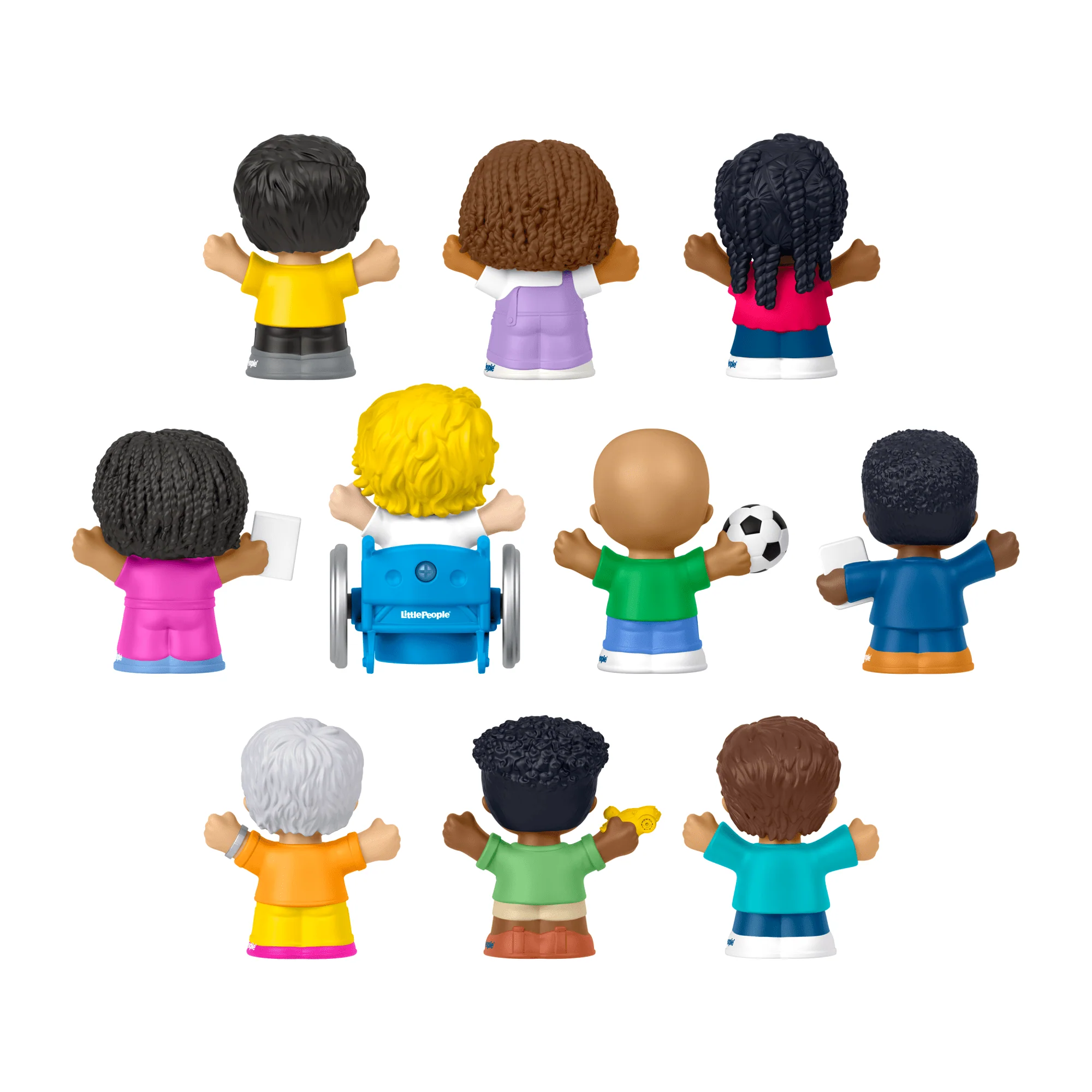 Fisher-Price Little People Classroom Figures 10-Piece Set For Toddler & Preschool Pretend Play