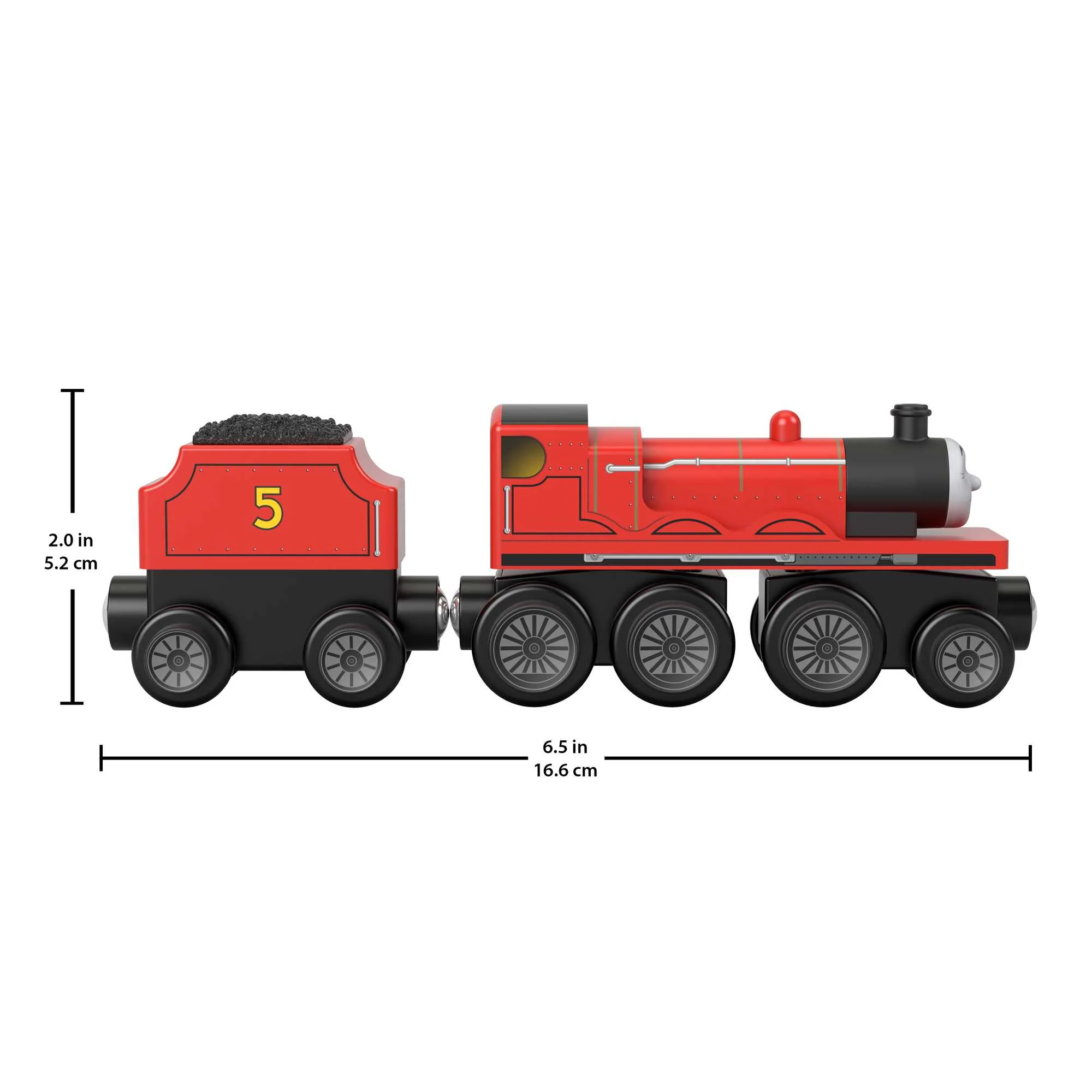 Fisher-Price Thomas & Friends Wooden Railway James Engine And Coal-Car