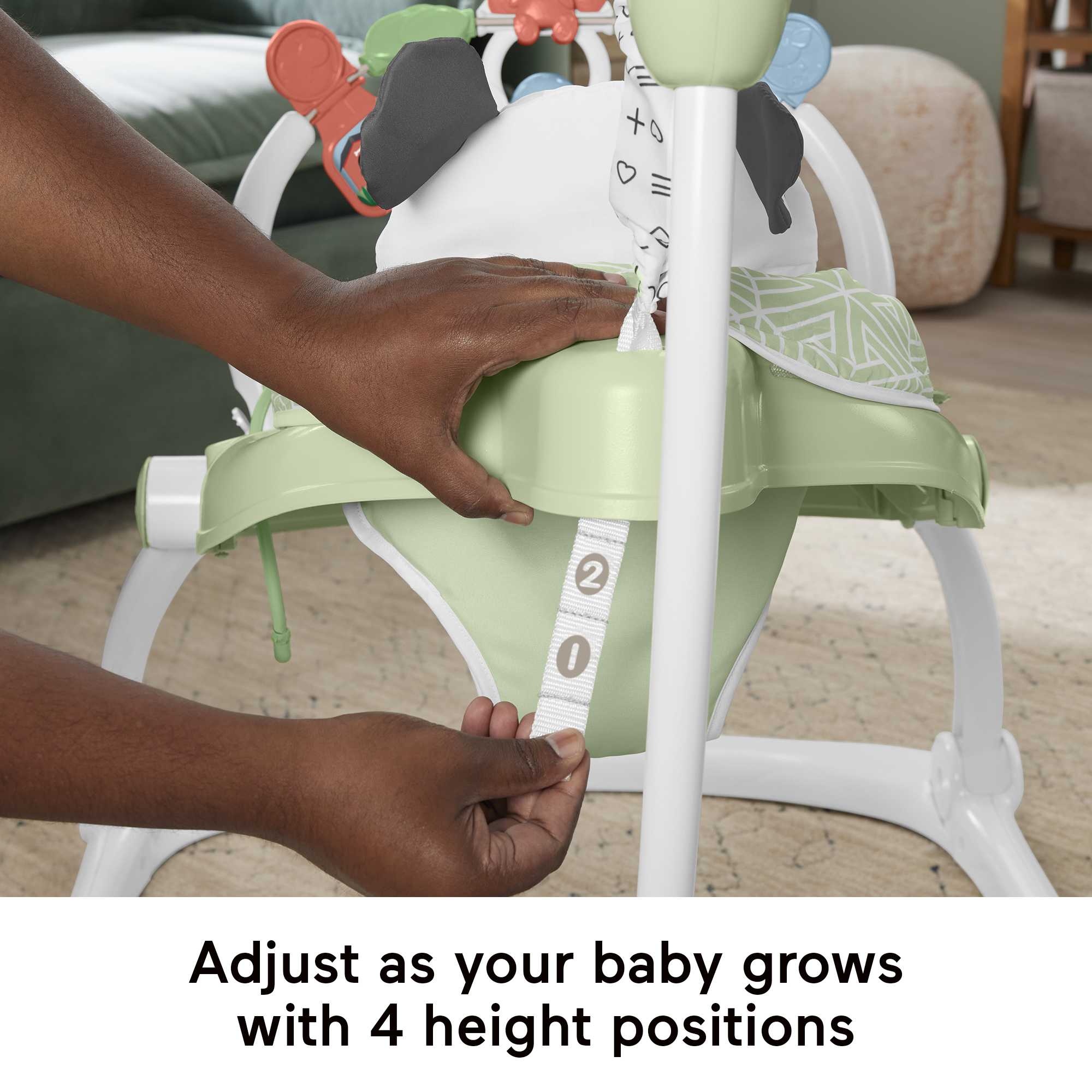 Fisher-Price Spacesaver Jumperoo Baby Bouncer Activity Center With Lights & Sounds, Puppy Perfection