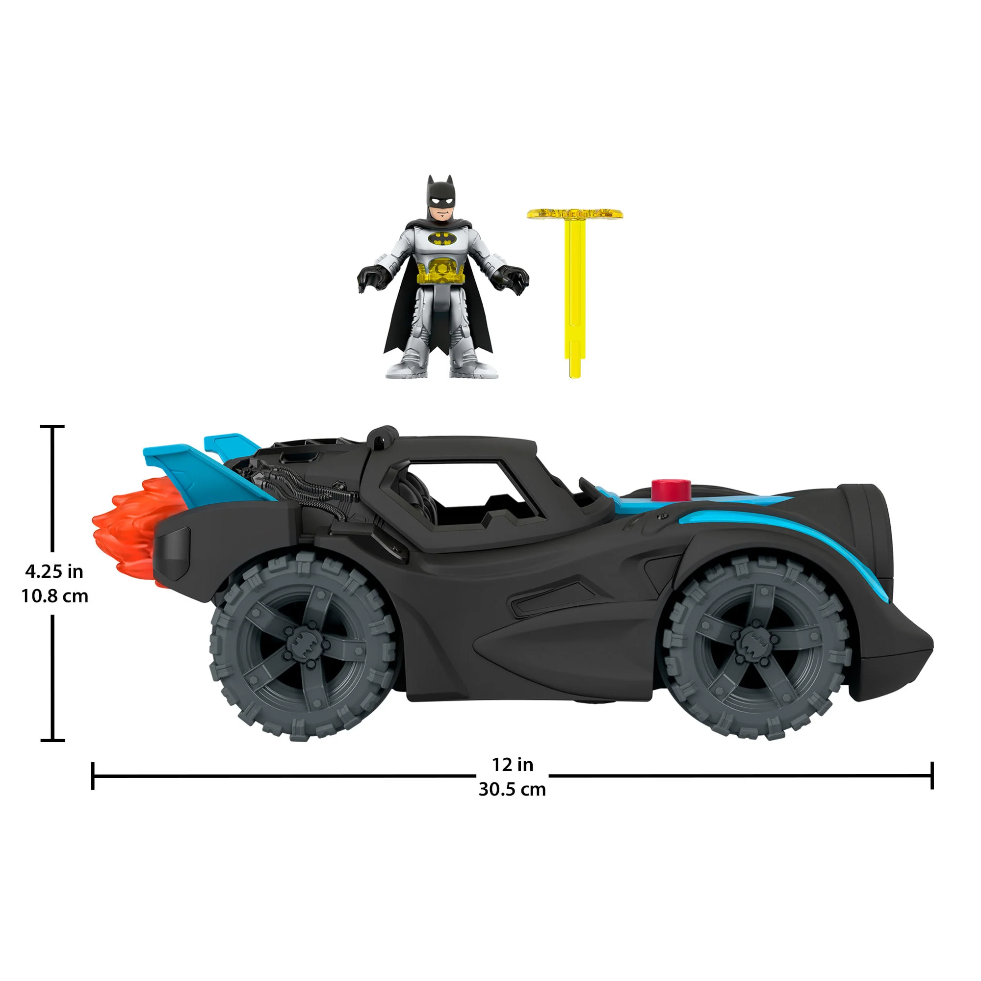 Fisher-Price Imaginext DC Super Friends Lights & Sounds Batmobile