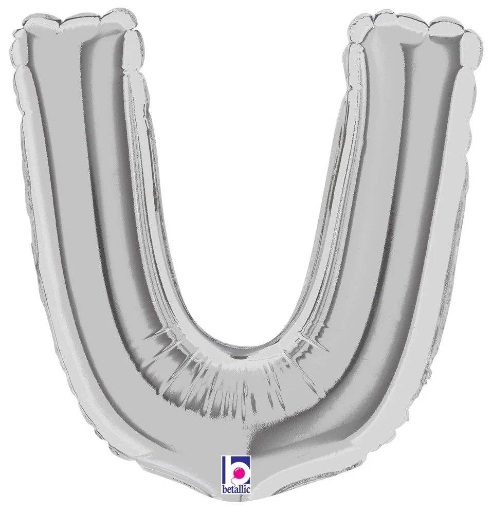 Betallic U Silver 7 inch Air-Filled Shape 1ct