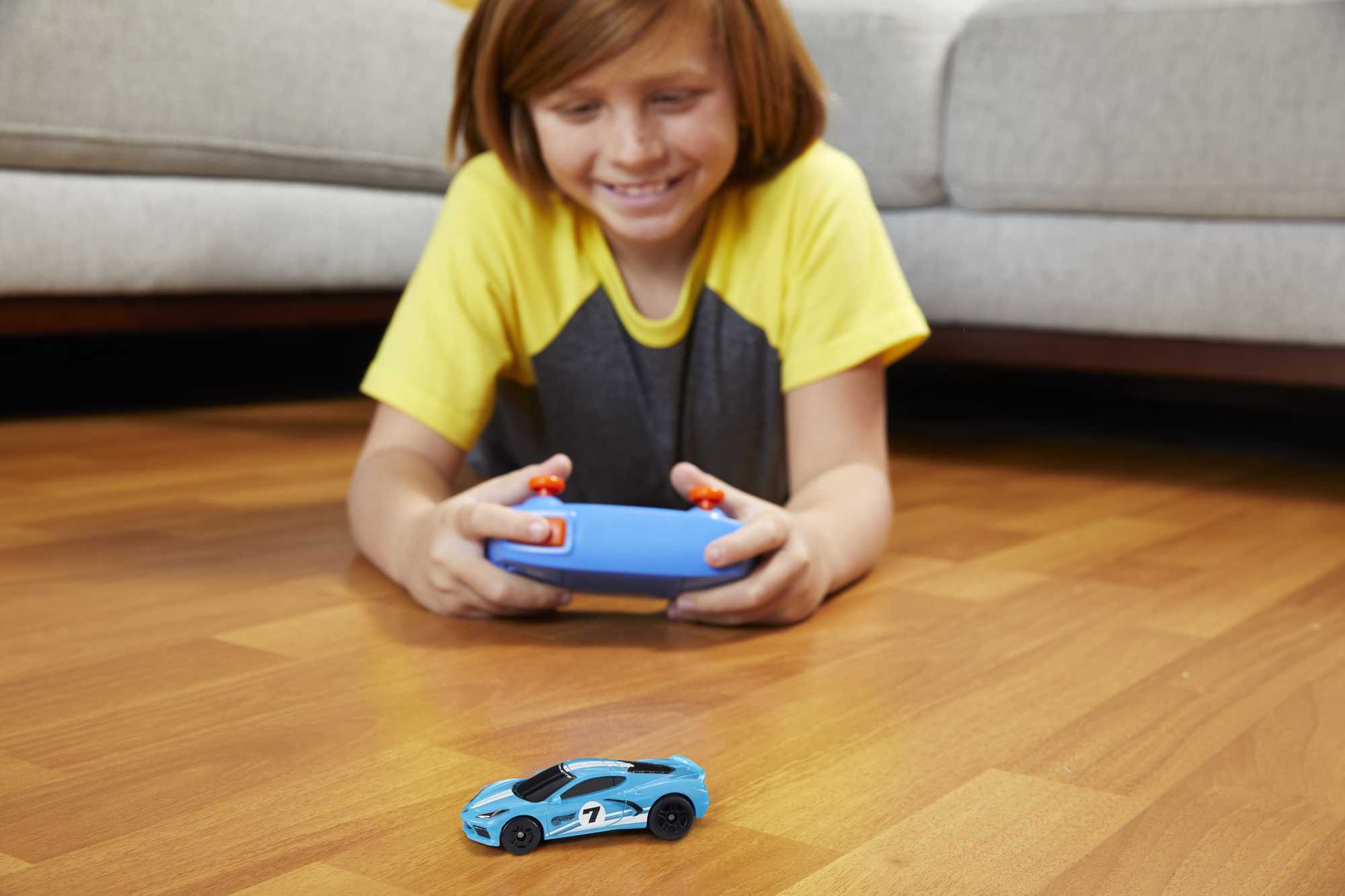 Hot Wheels RC 1:64 Scale C8 Corvette Rechargeable Radio-Controlled Vehicle