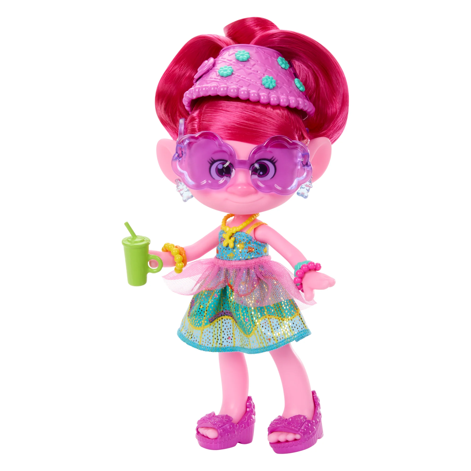 Dreamworks Trolls Fun Fair Surprise Style Surpize Queen Poppy Fashion Doll & 20+ Accessories
