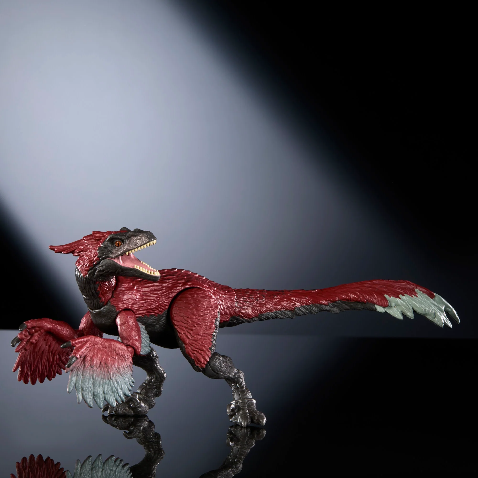 Jurassic World Hammond Collection Pyroraptor Dinosaur Action Figure With 14 Articulations