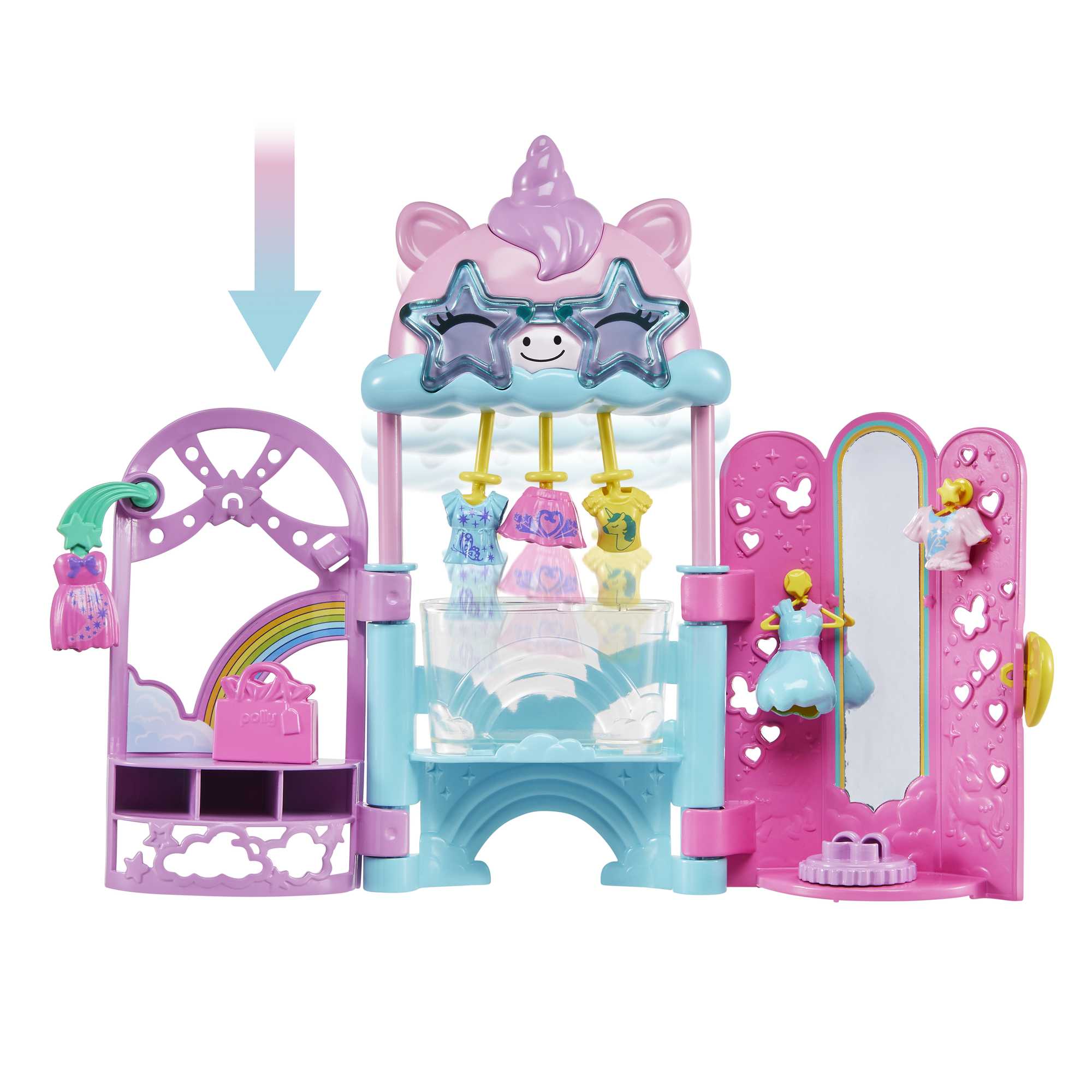 Polly Pocket Glam It Up Style Studio Playset