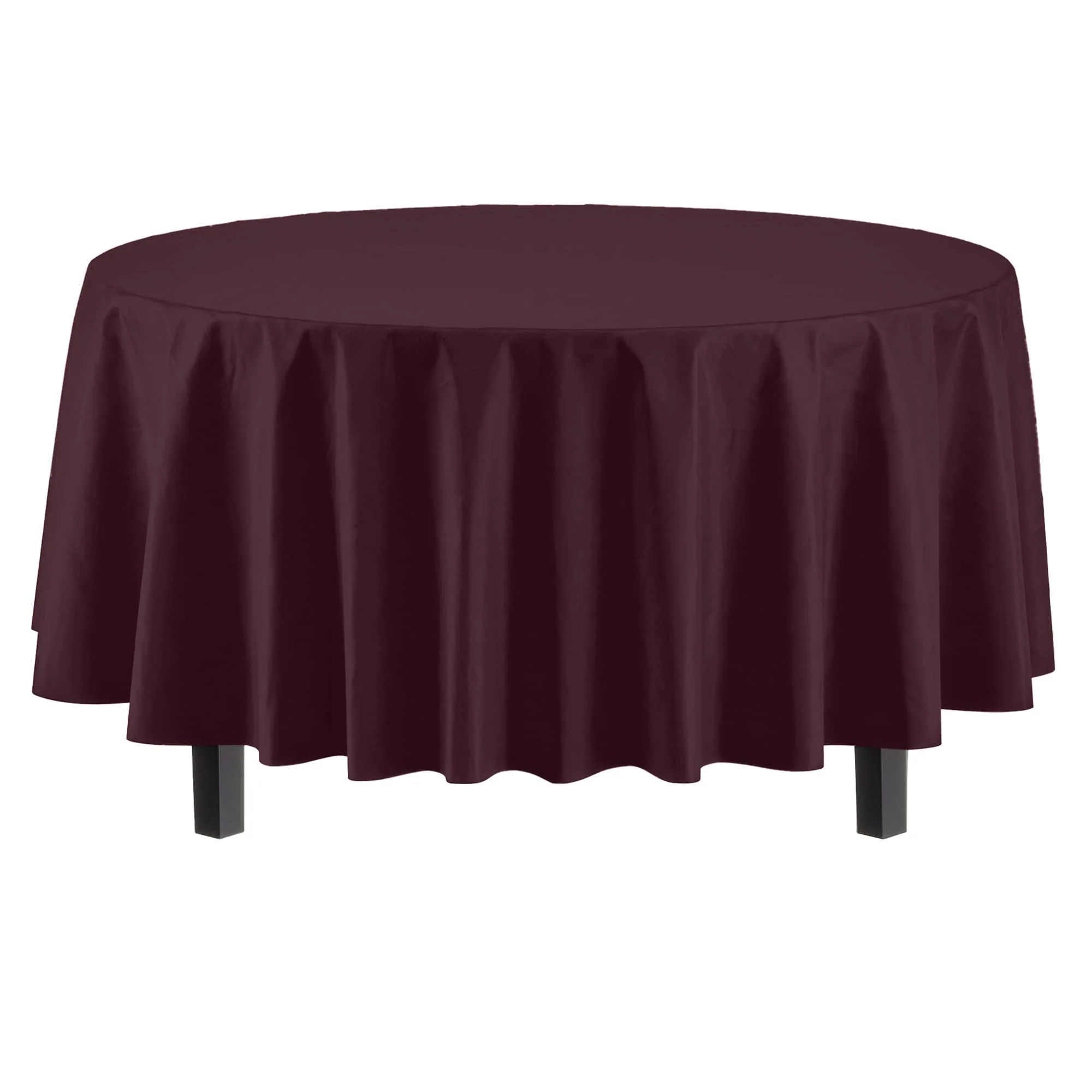 Round Brown Table Cover