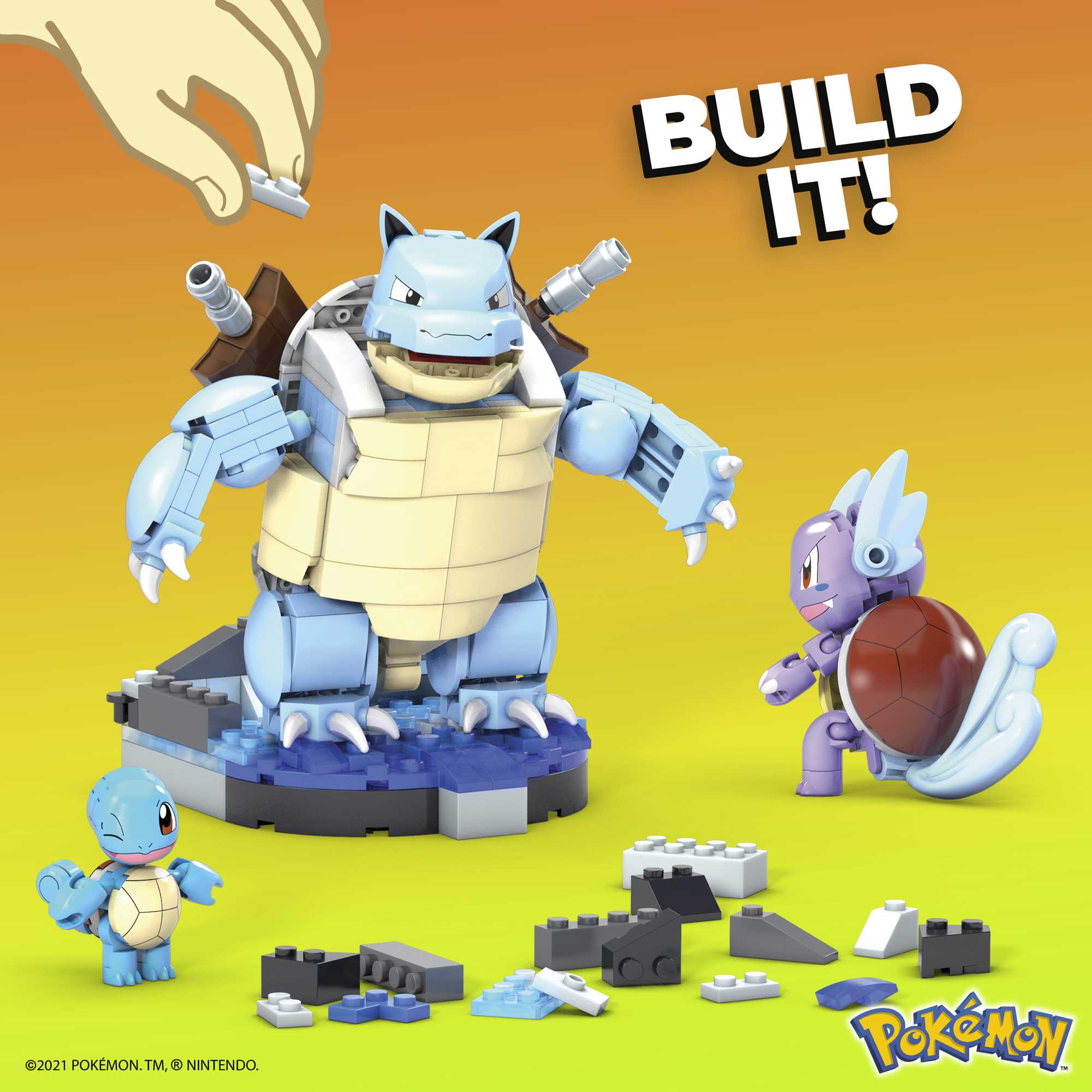 MEGA Pok��mon Squirtle Evolution Construction Set