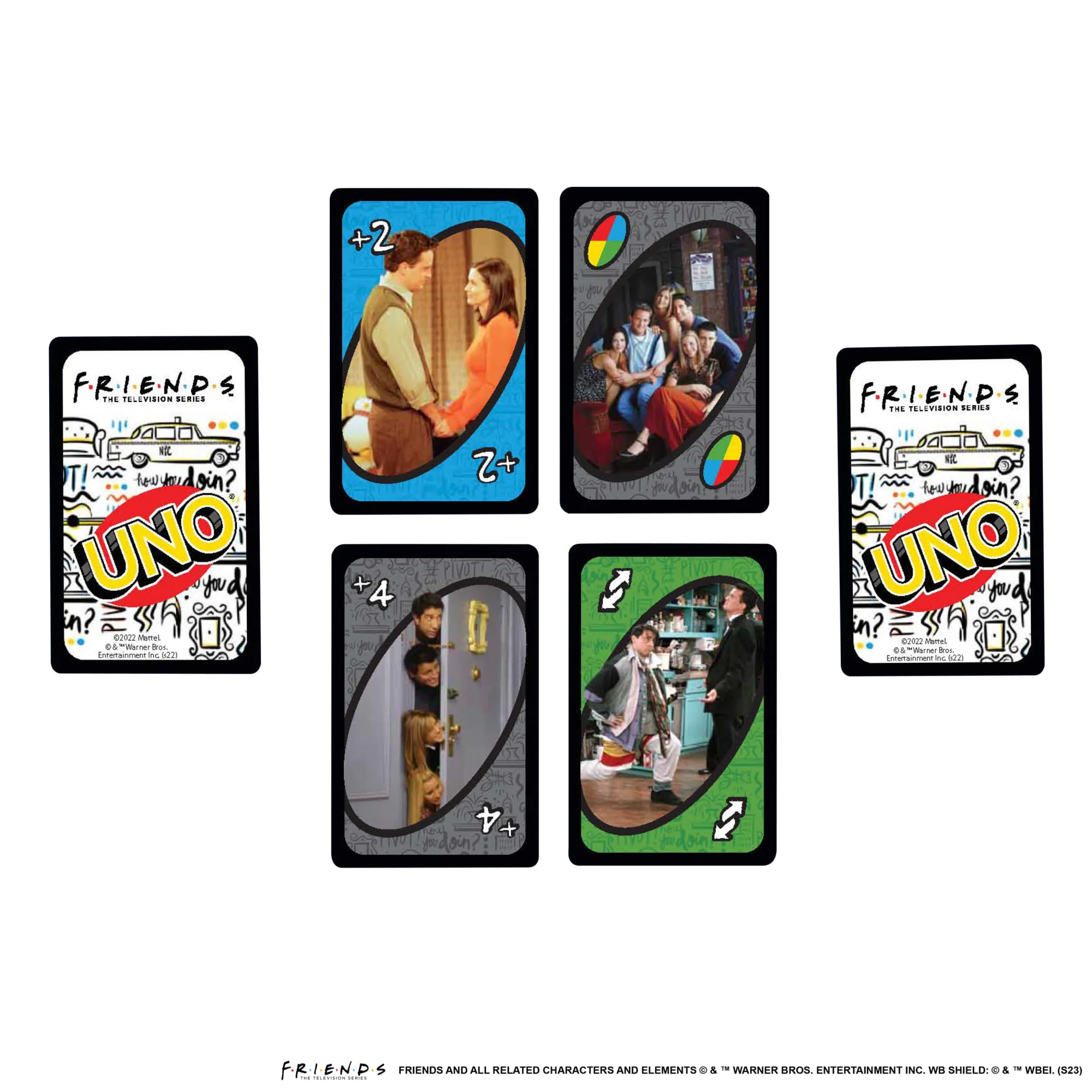 UNO Friends Card Game For Family, Adult & Party Nights, Collectible inspired By TV Series