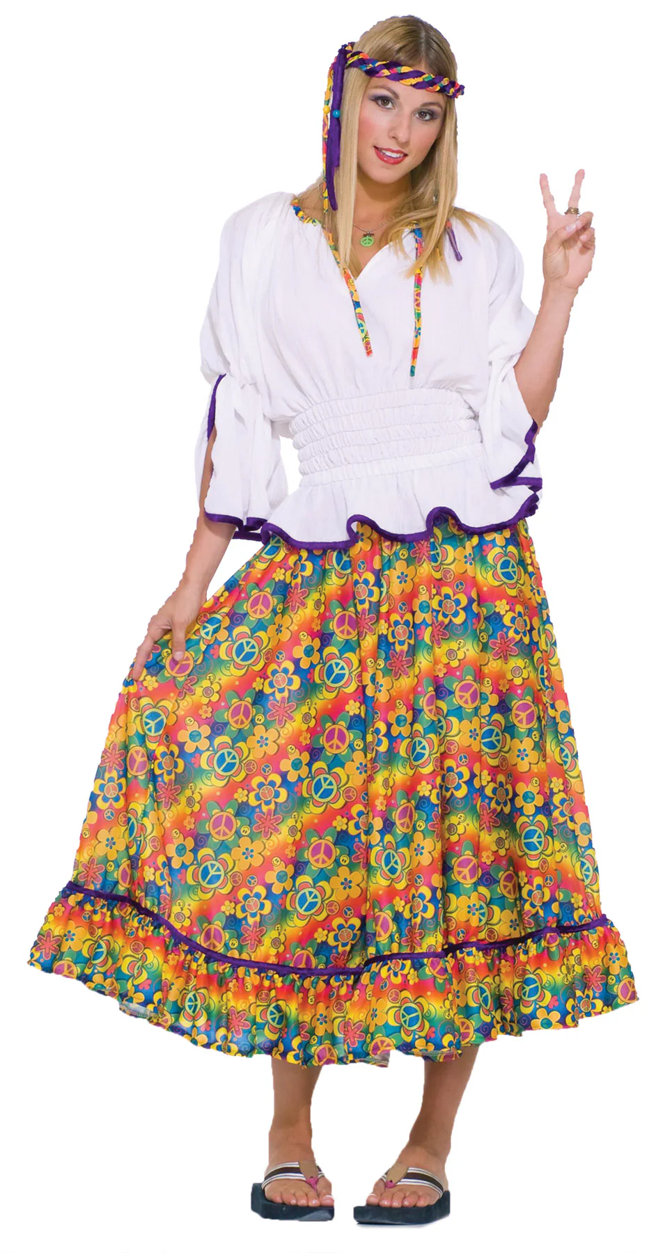 Woodstock Girl Costume - 1960s Psychedelic Chic ??????????