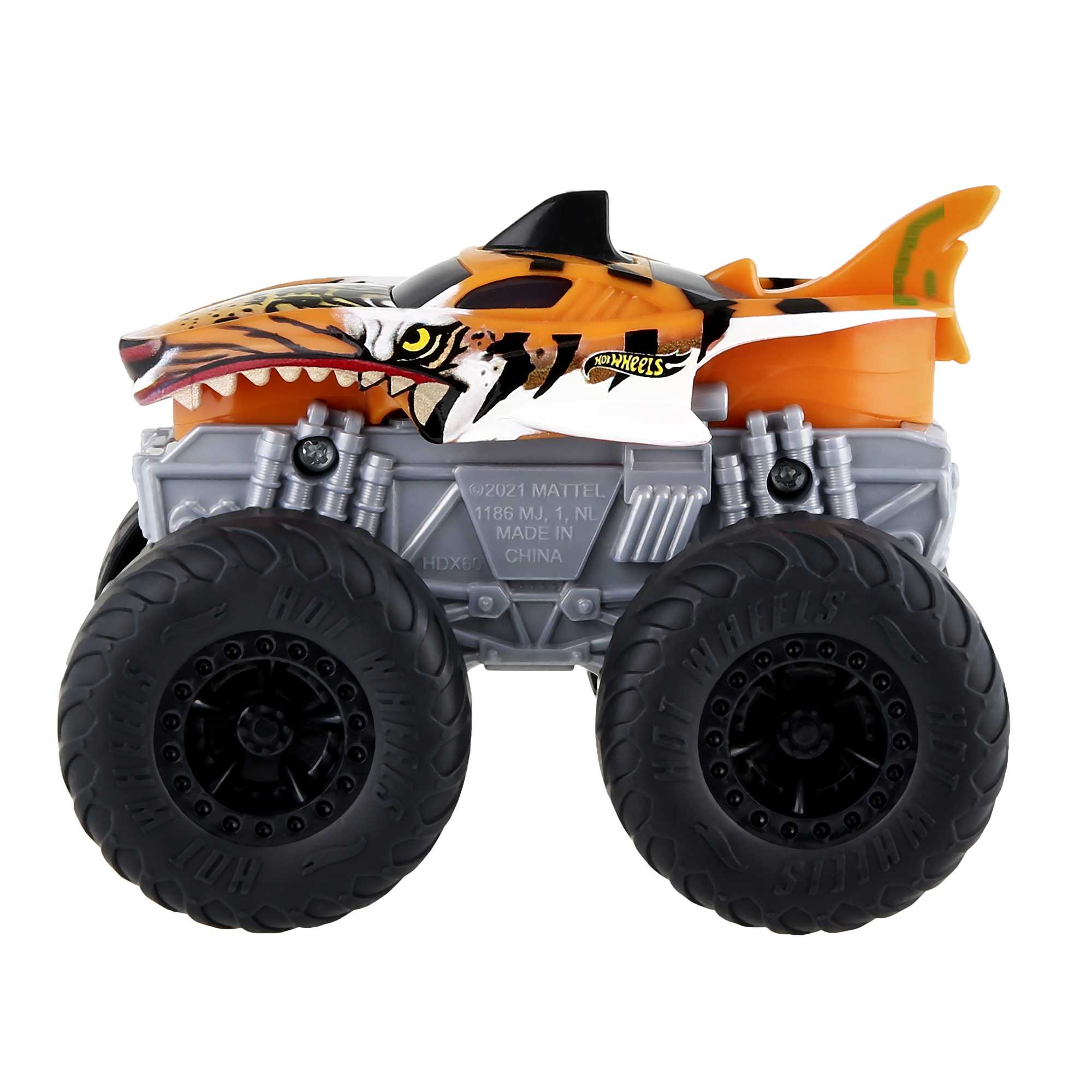 Hot Wheels Monster Trucks V��hicule Tiger Shark Sons et Lumi��res