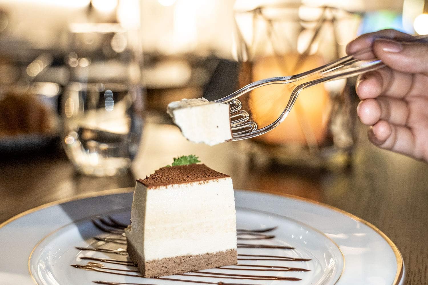 POSATE Clear Knives, Heavy-Duty Crystal (100 Knives)