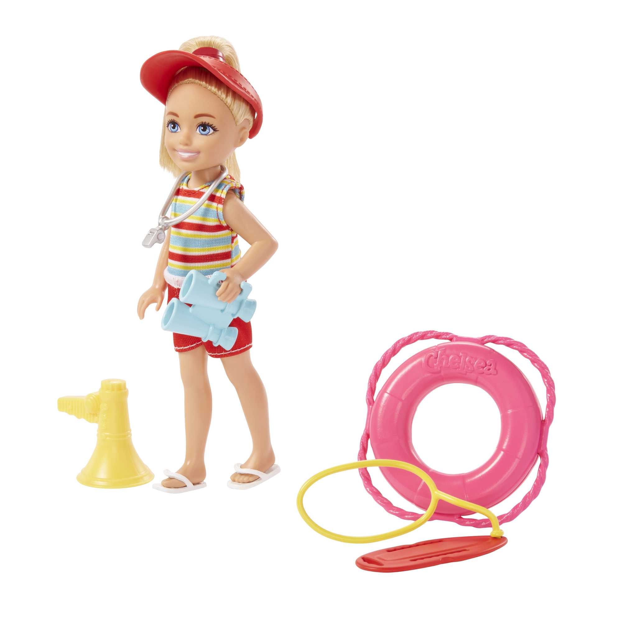 Barbie Chelsea Can Be�� Lifeguard Doll And 6 Career-Themed Accessories Including Life Buoy