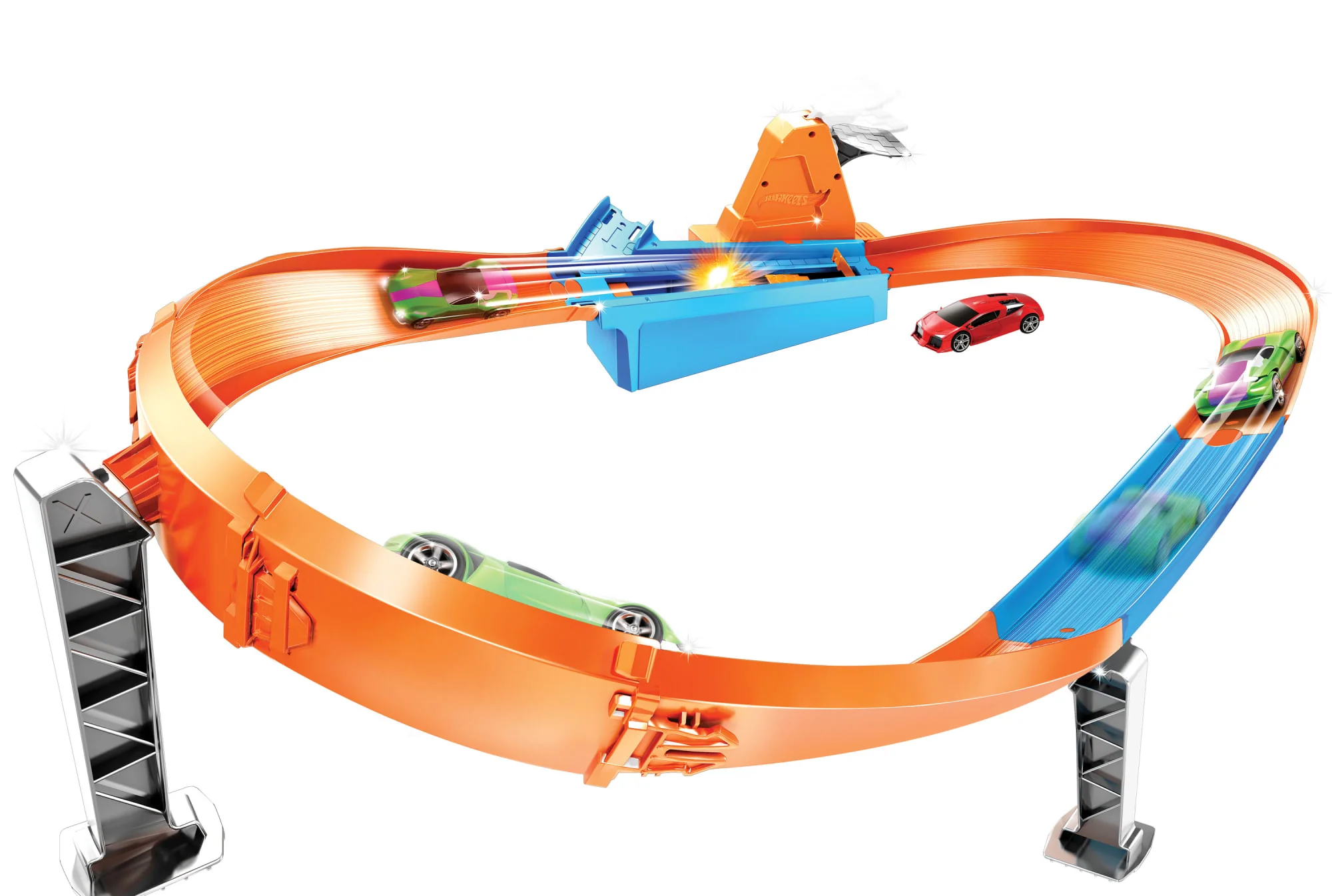 Hot Wheels Rapid Raceway Champion Play Set