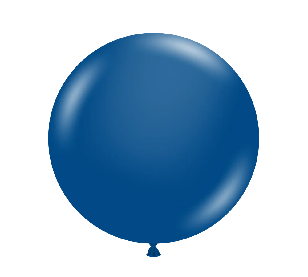 Tuftex Crystal Sapphire Blue 24 inch Latex Balloons 1ct