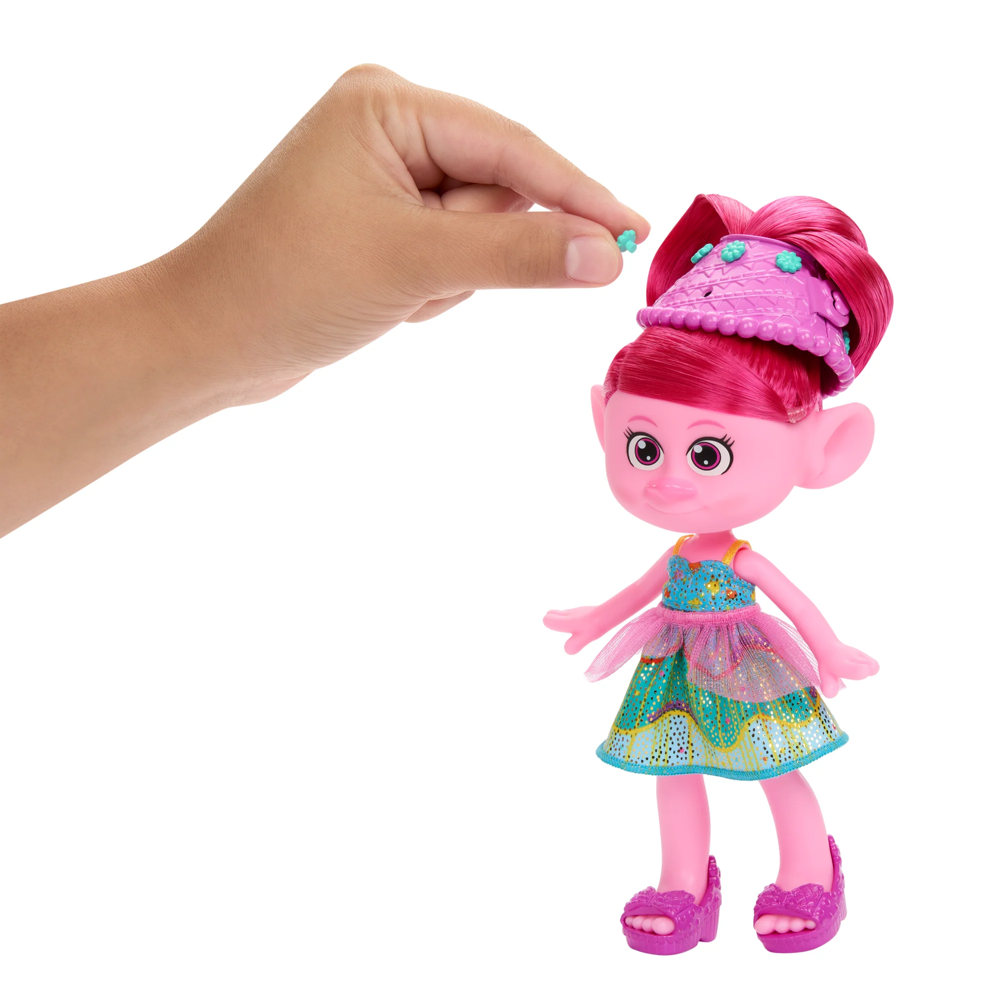 Dreamworks Trolls Fun Fair Surprise Style Surpize Queen Poppy Fashion Doll & 20+ Accessories