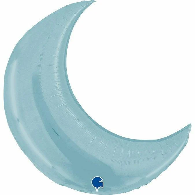 Grabo Pastel Blue Moon 36in Foil Balloon