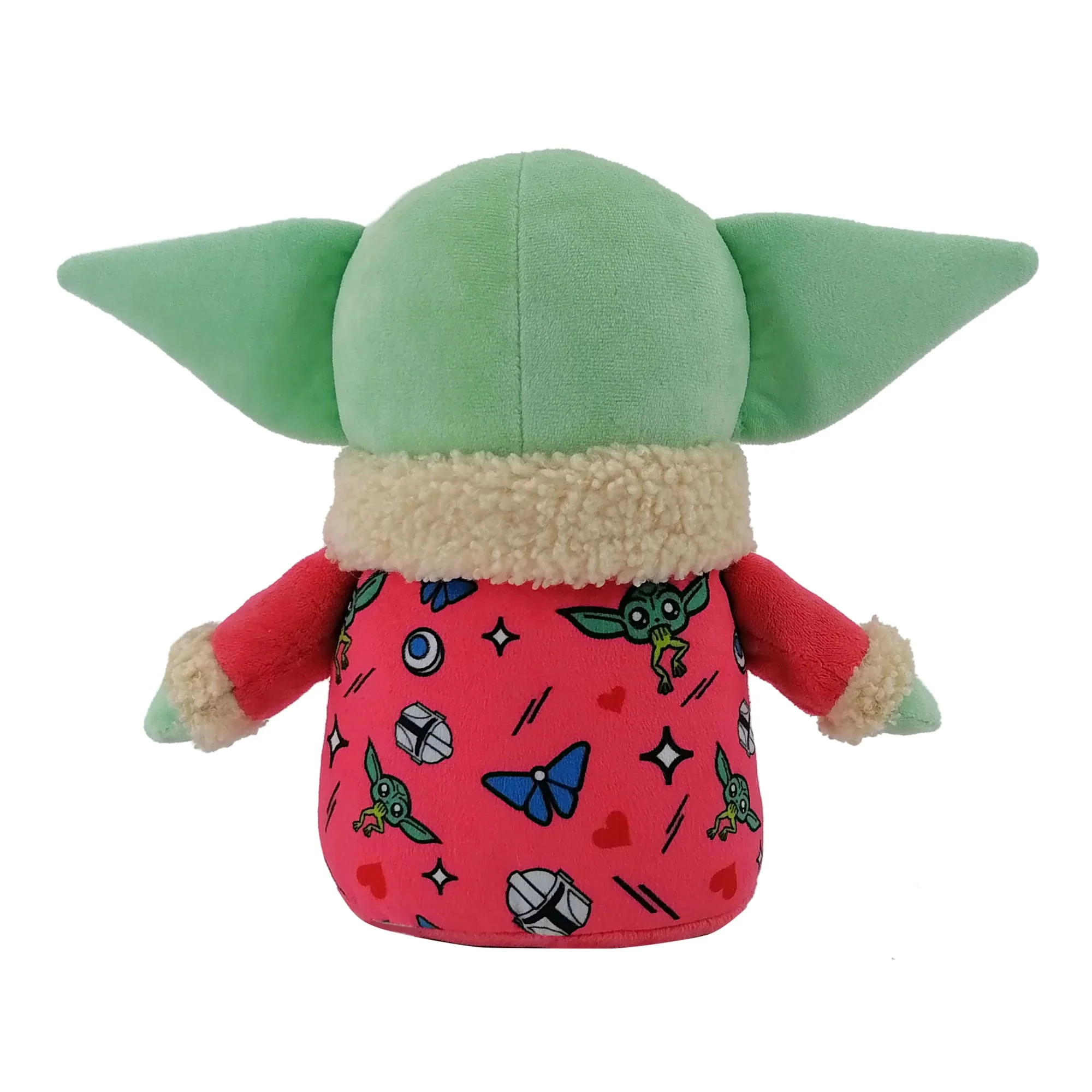 Star Wars The Mandalorian Seasonal Grogu Plush, 8-Inch Soft Toy in Valentine's Day Sweater