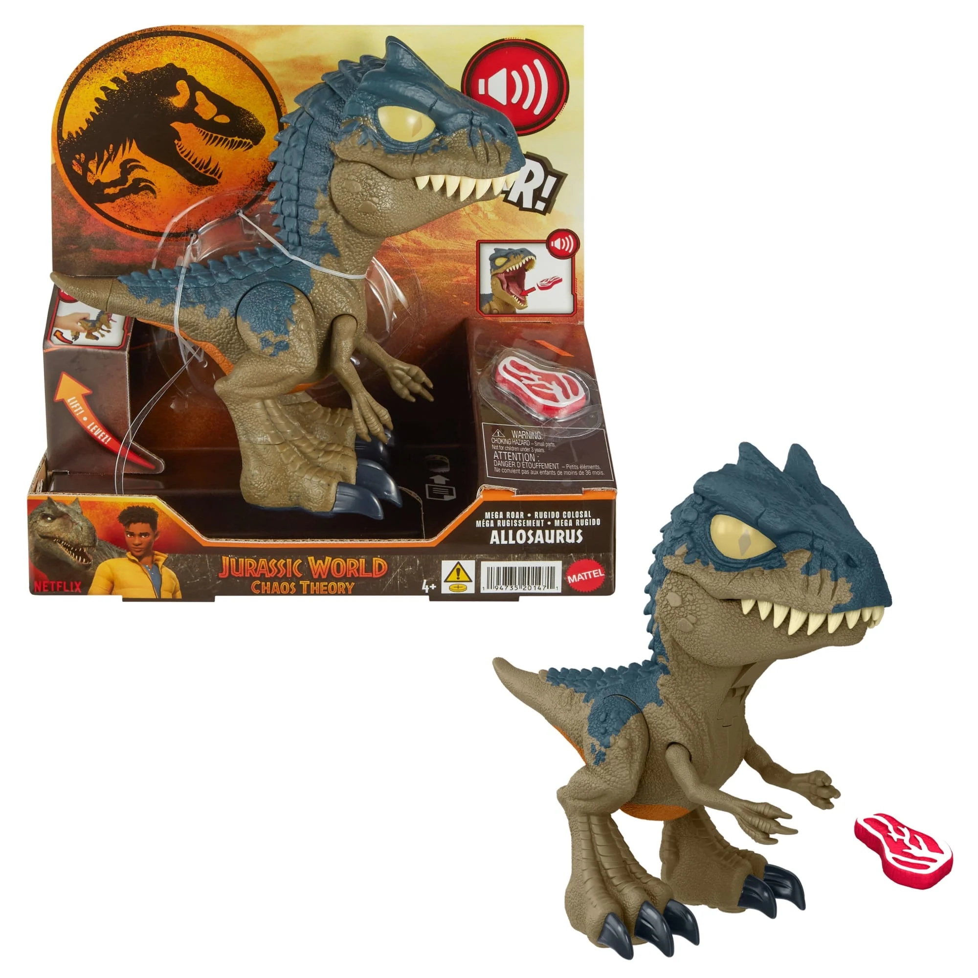 Jurassic World MEGA Roar Allosaurus