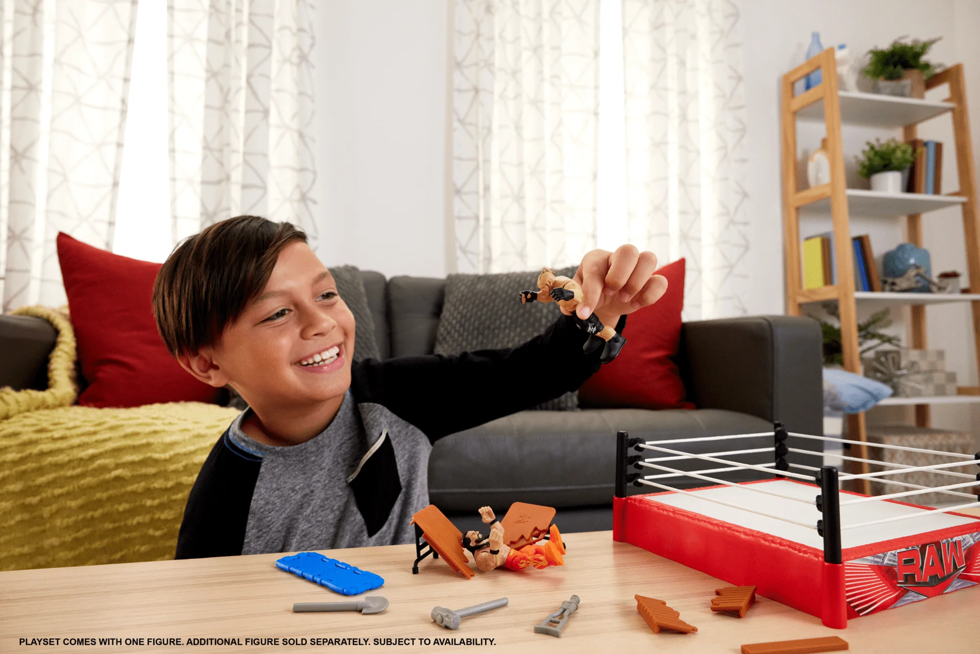 WWE Action Figure Playset Knuckle Crunchers Rebound Ring