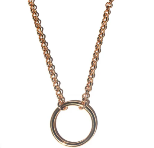 Circle Necklace Gold