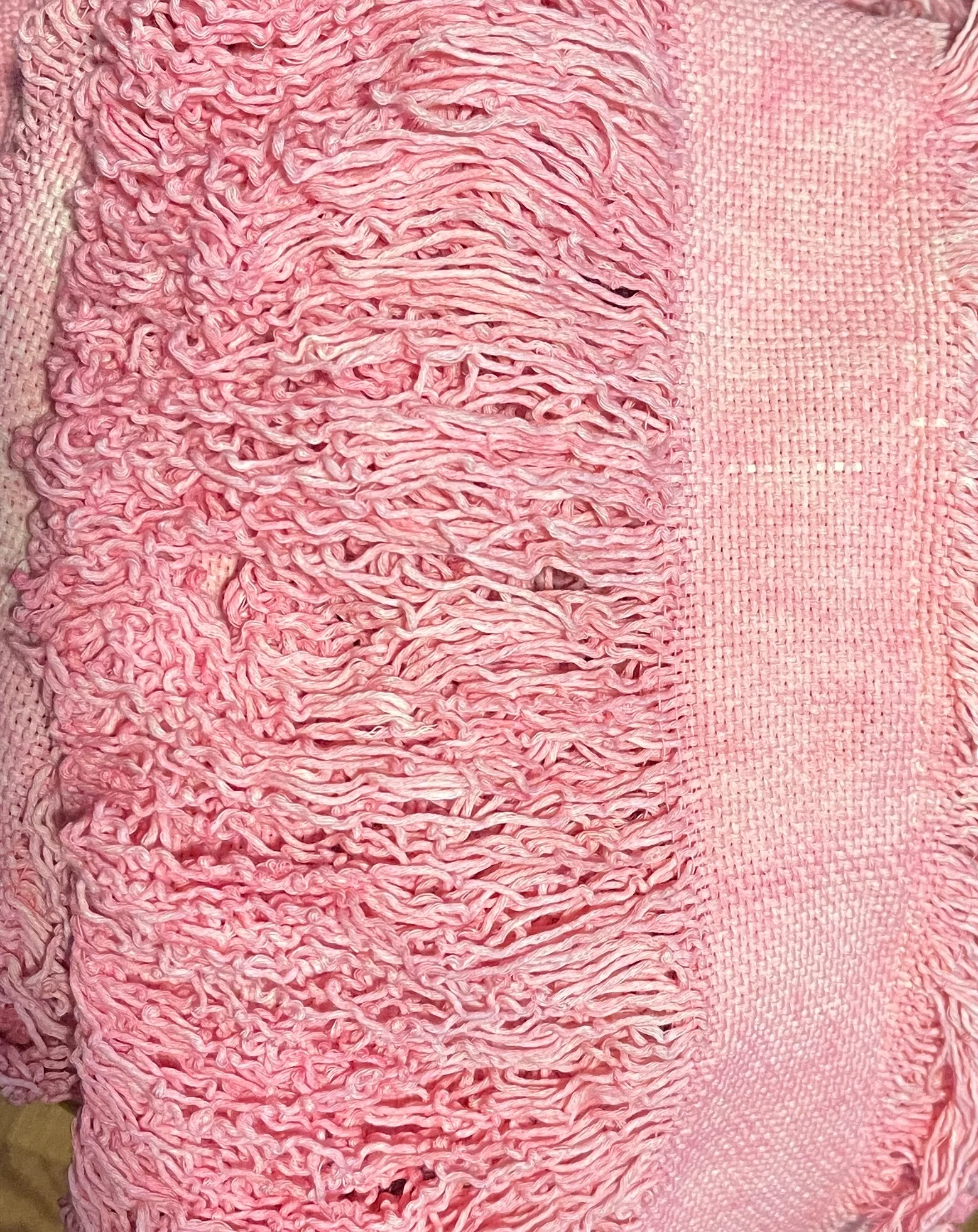 ALLE BOBBY Handmade Frayed Beach Pants