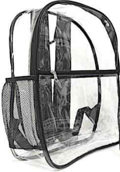 Clear Backpack See Through For School or Work (CH-Y113)