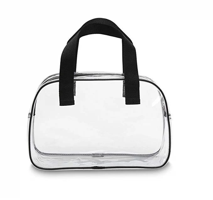 Basic Clear Work Handbag / Clear Stadium Purse (CH-301)