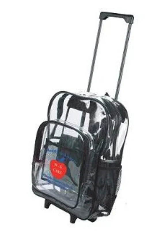Clear Wheeled Backpack (CH-7025)
