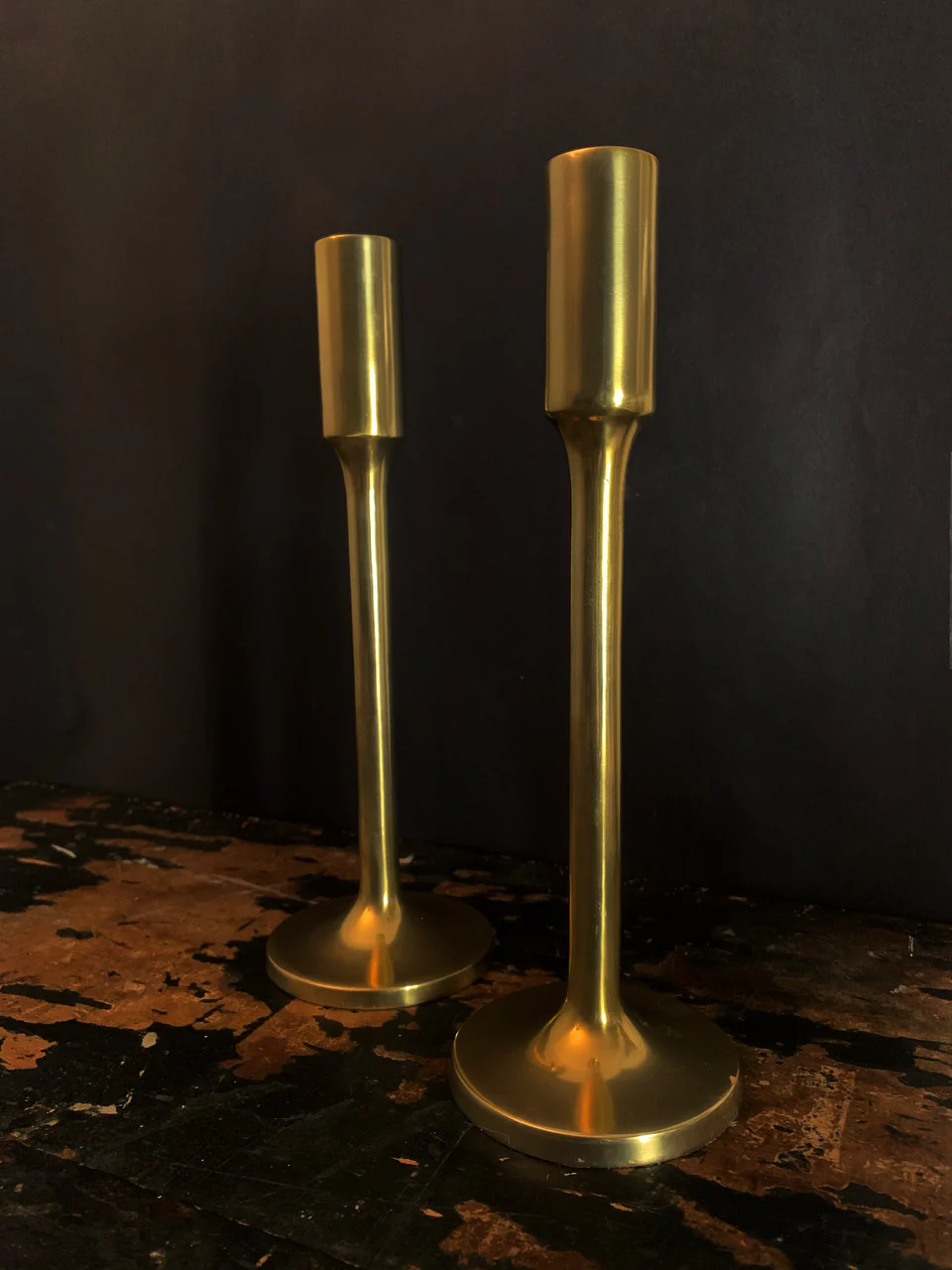 MADELYN CANDLE STICK HOLDERS (PAIR OF 2) - 10.5”H