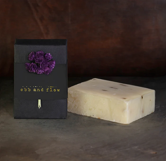 LAVENDER FLOWER BAR SOAP (VEGAN AND ORGANIC)