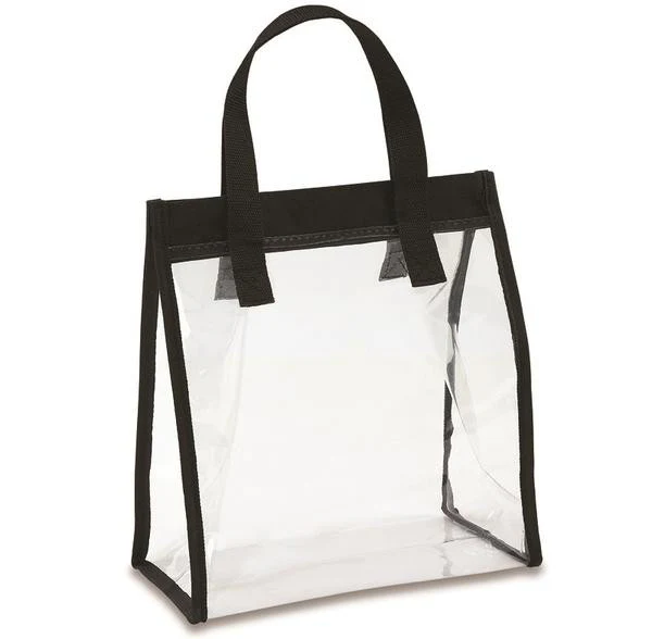Clear Lunch Tote Bag with Velcro Closure (CH-1210)
