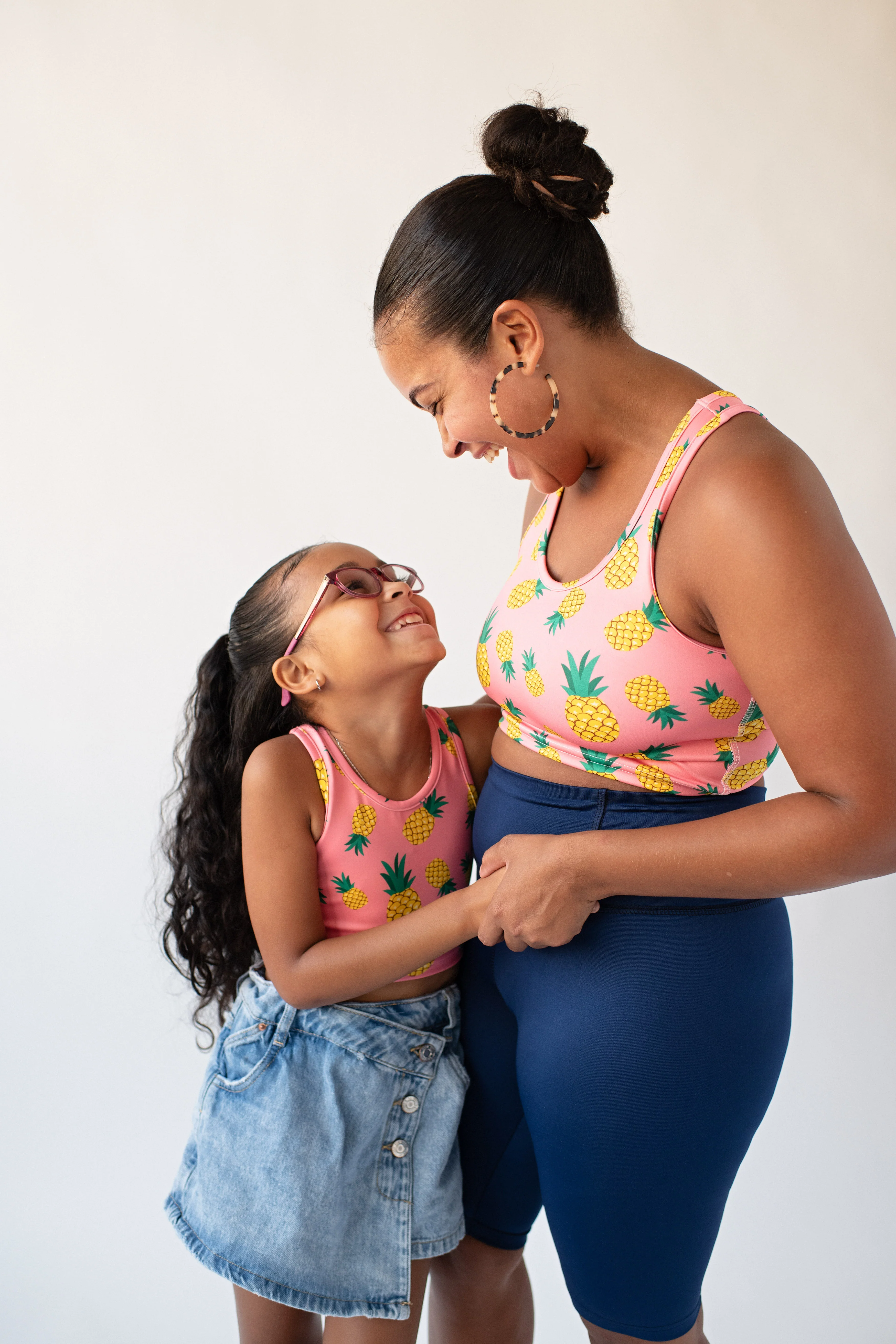 Sunshine In The Studio: Junior's Racerback Crop Top (ages 8-14 years old)