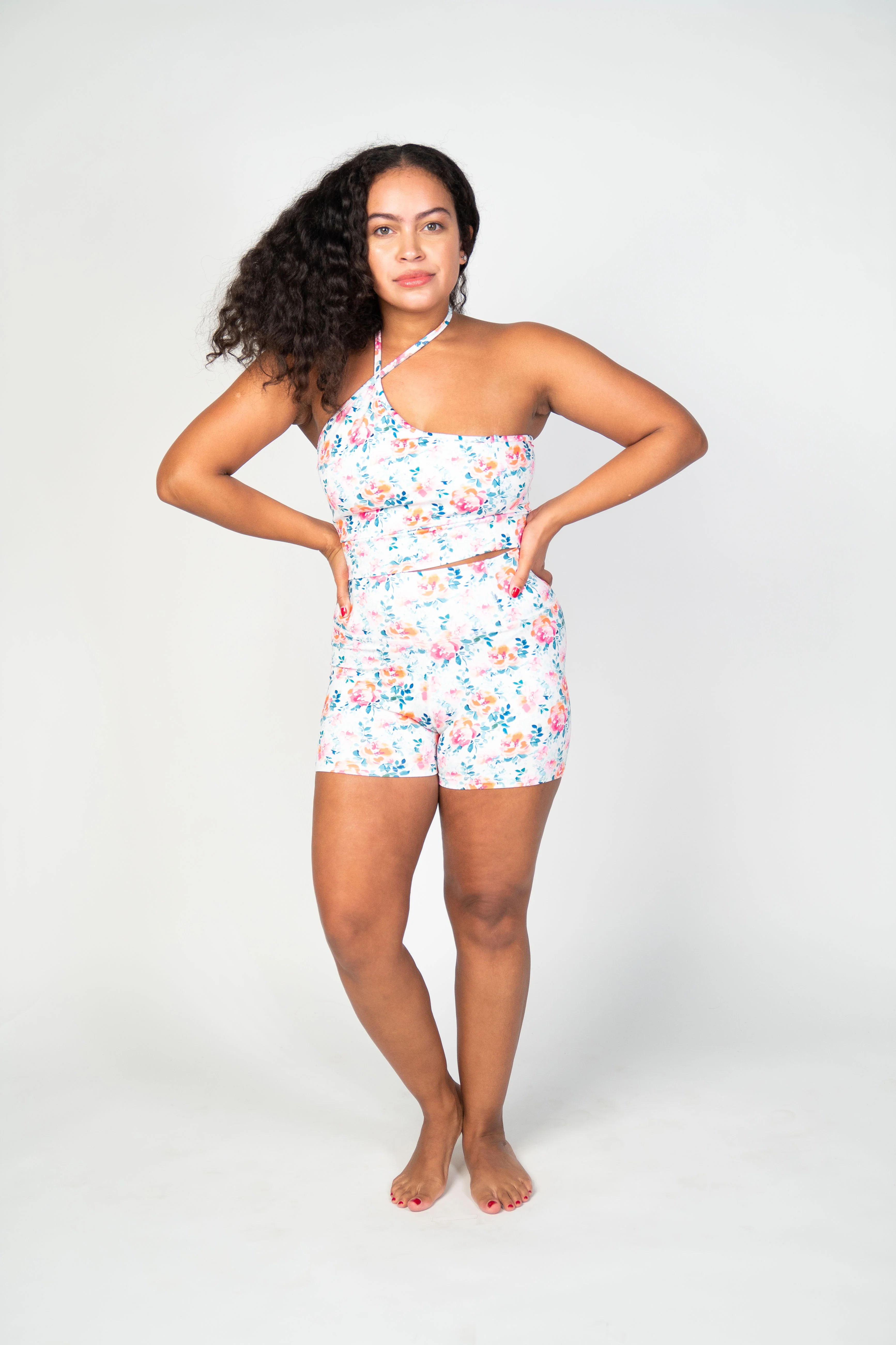 Sunshine In The Studio: Adult High Rise Mini Bike Shorts