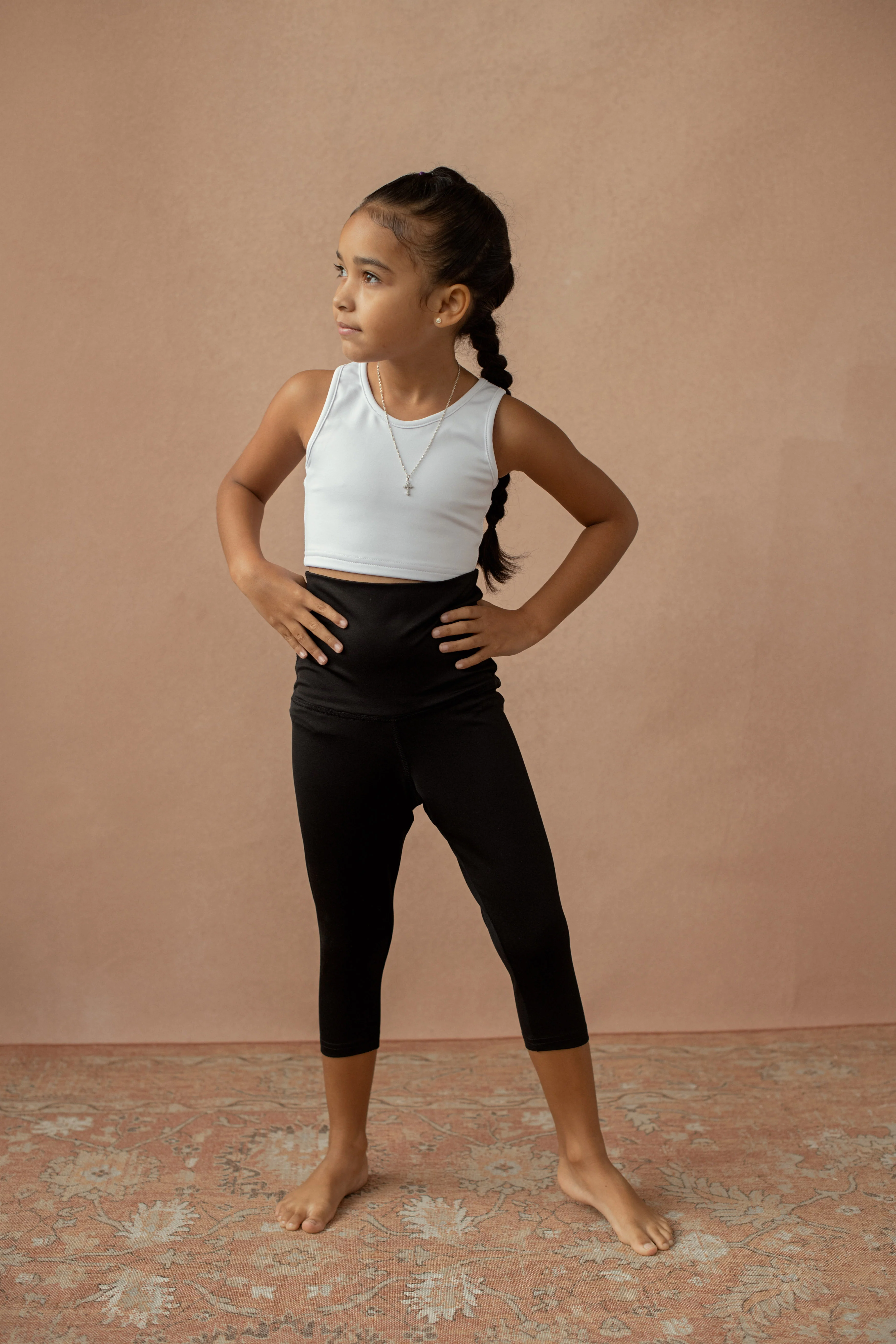 Everyday Essentials: Junior's Racerback Crop Top (ages 8-14 yrs old)