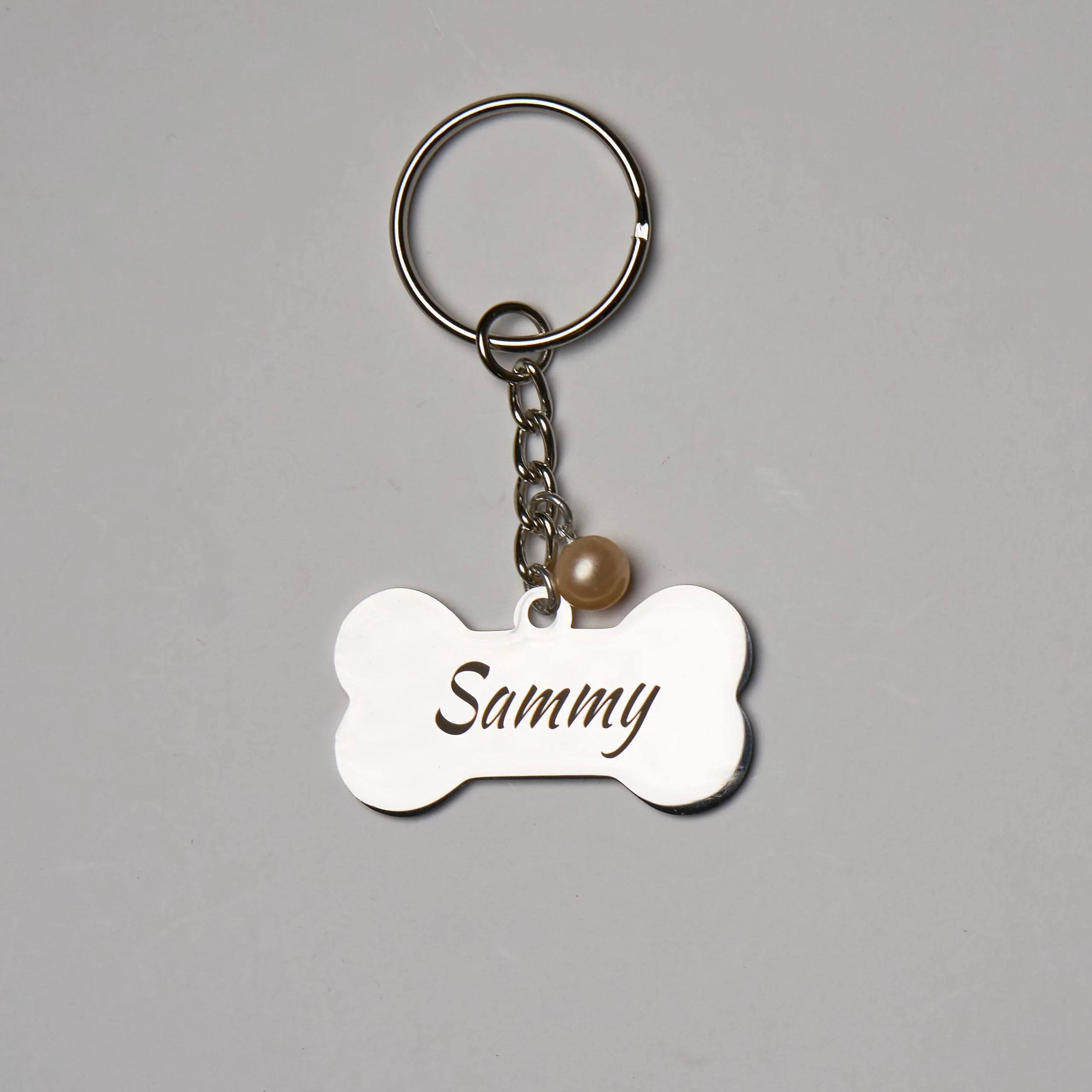 Custom Engraved Dog Tag Key Chain