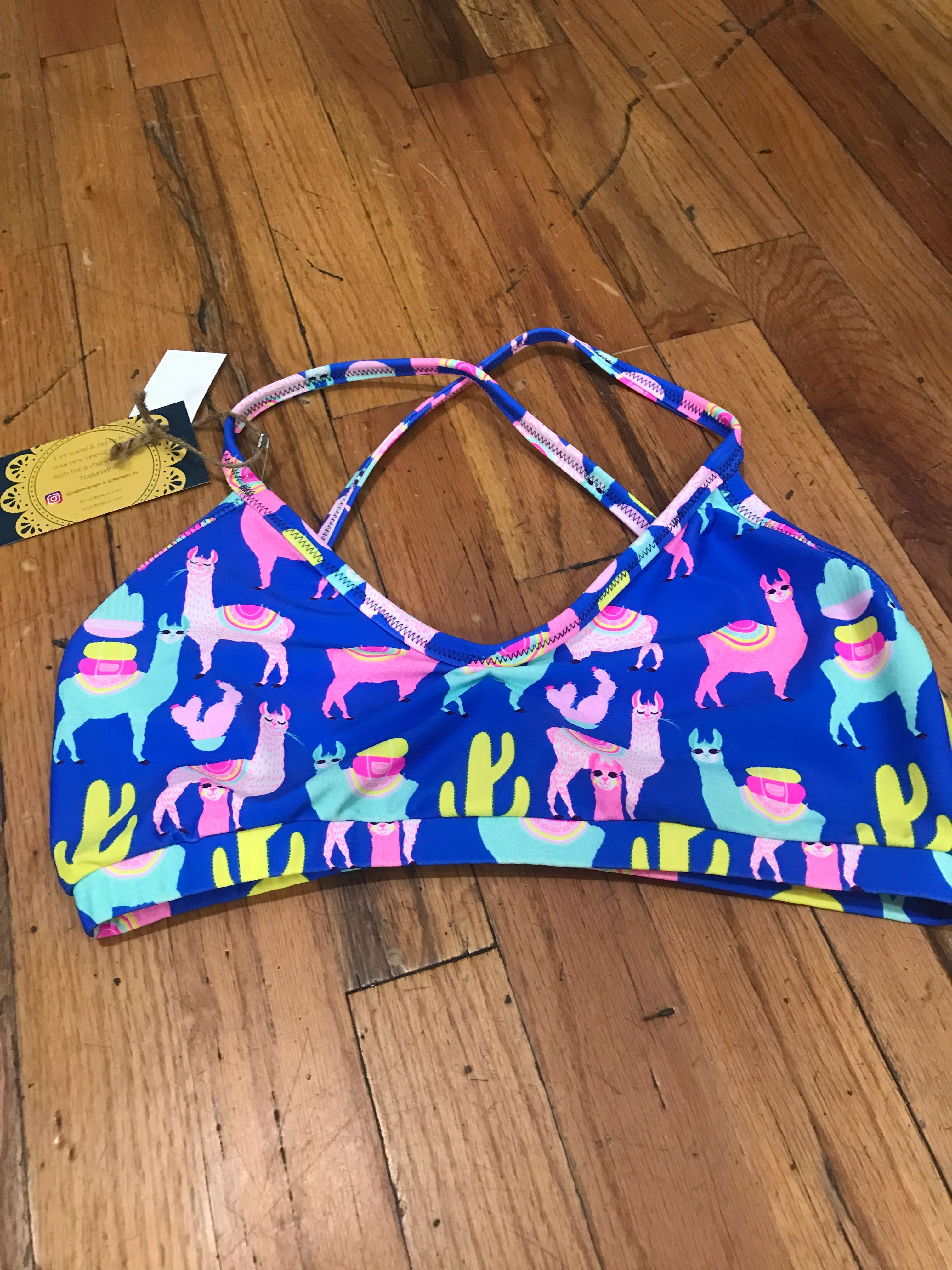 Llama Sports Bra Top