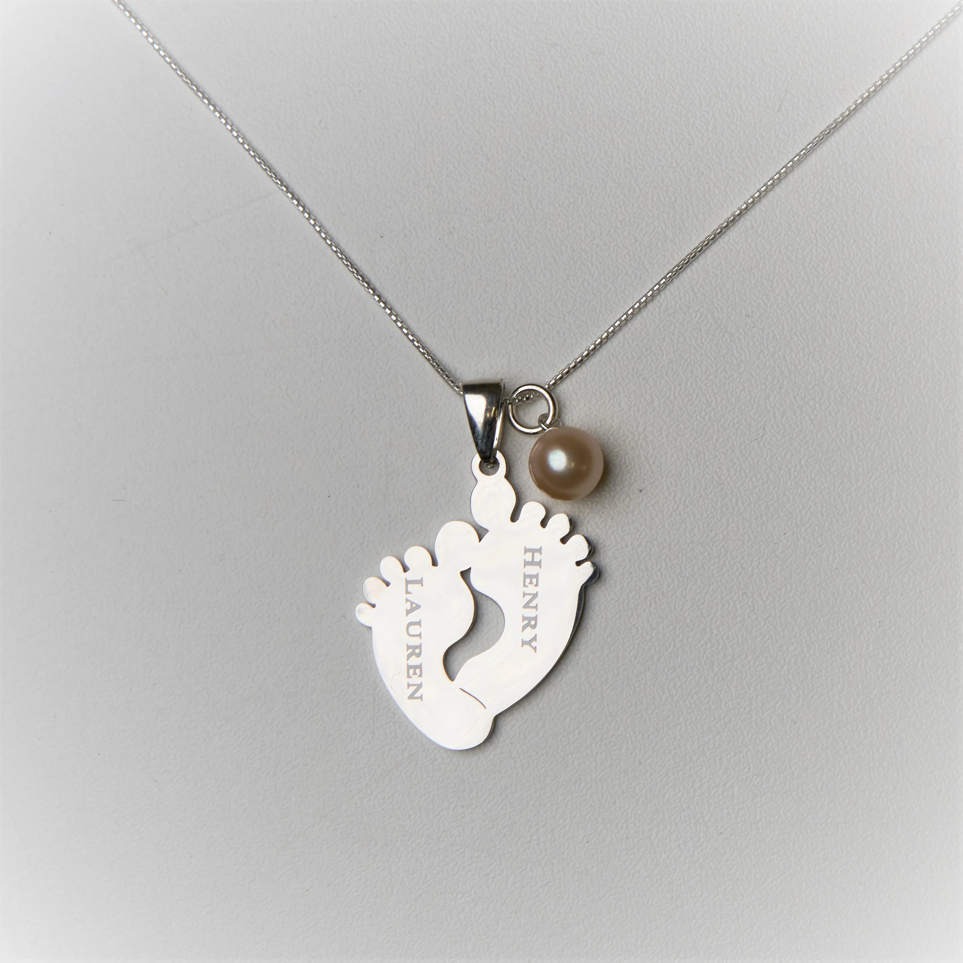 Baby Feet Necklace