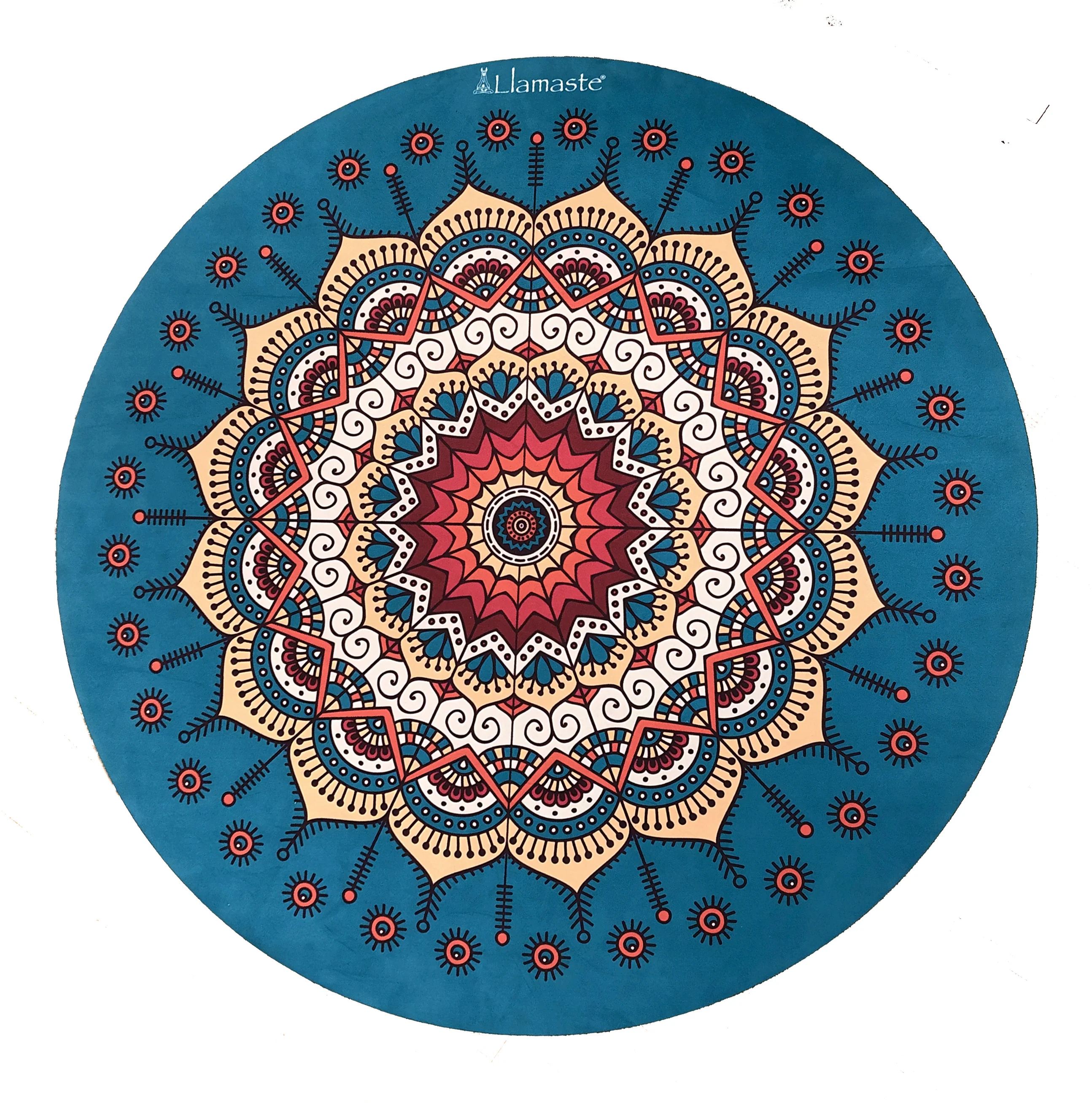 Mommy & Me Yoga Mat in Blue Mandala (Infant - 6 years old)