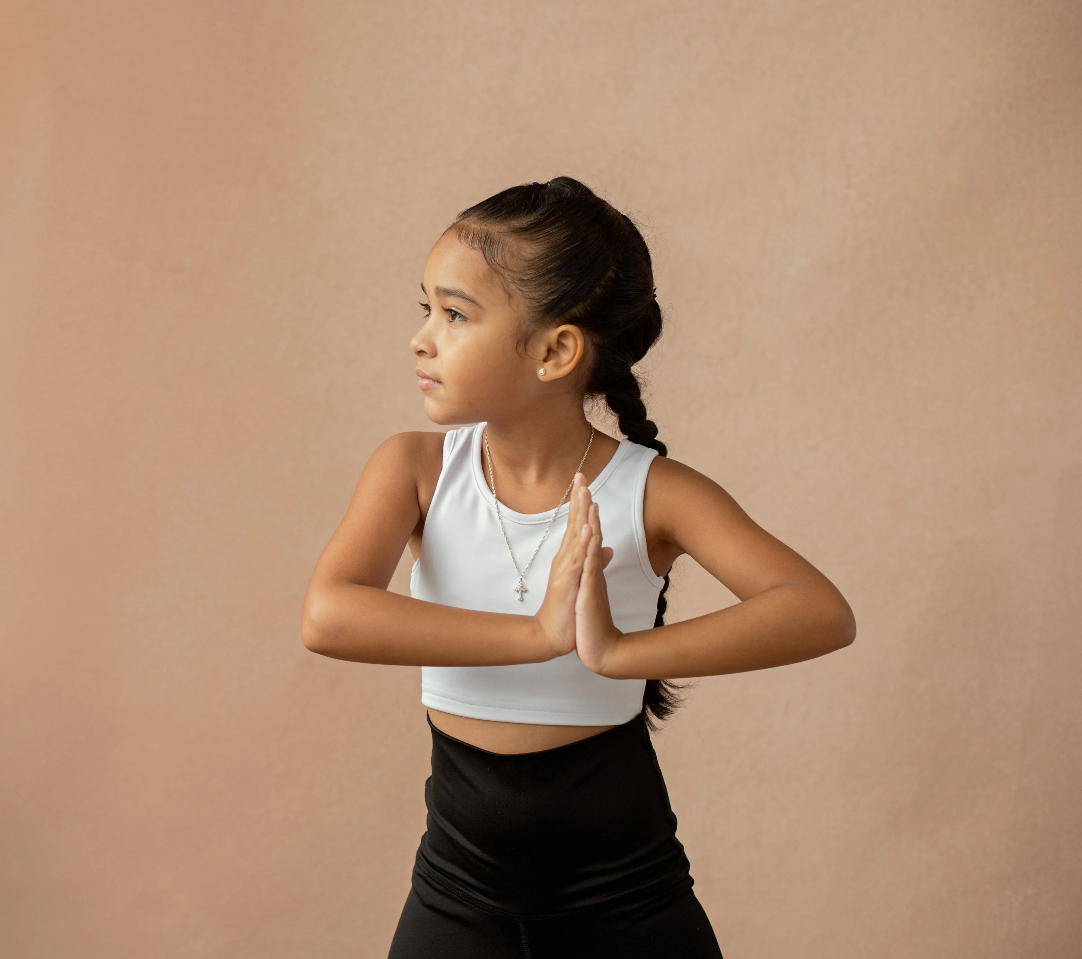 Everyday Essentials: Junior's Racerback Crop Top (ages 8-14 yrs old)