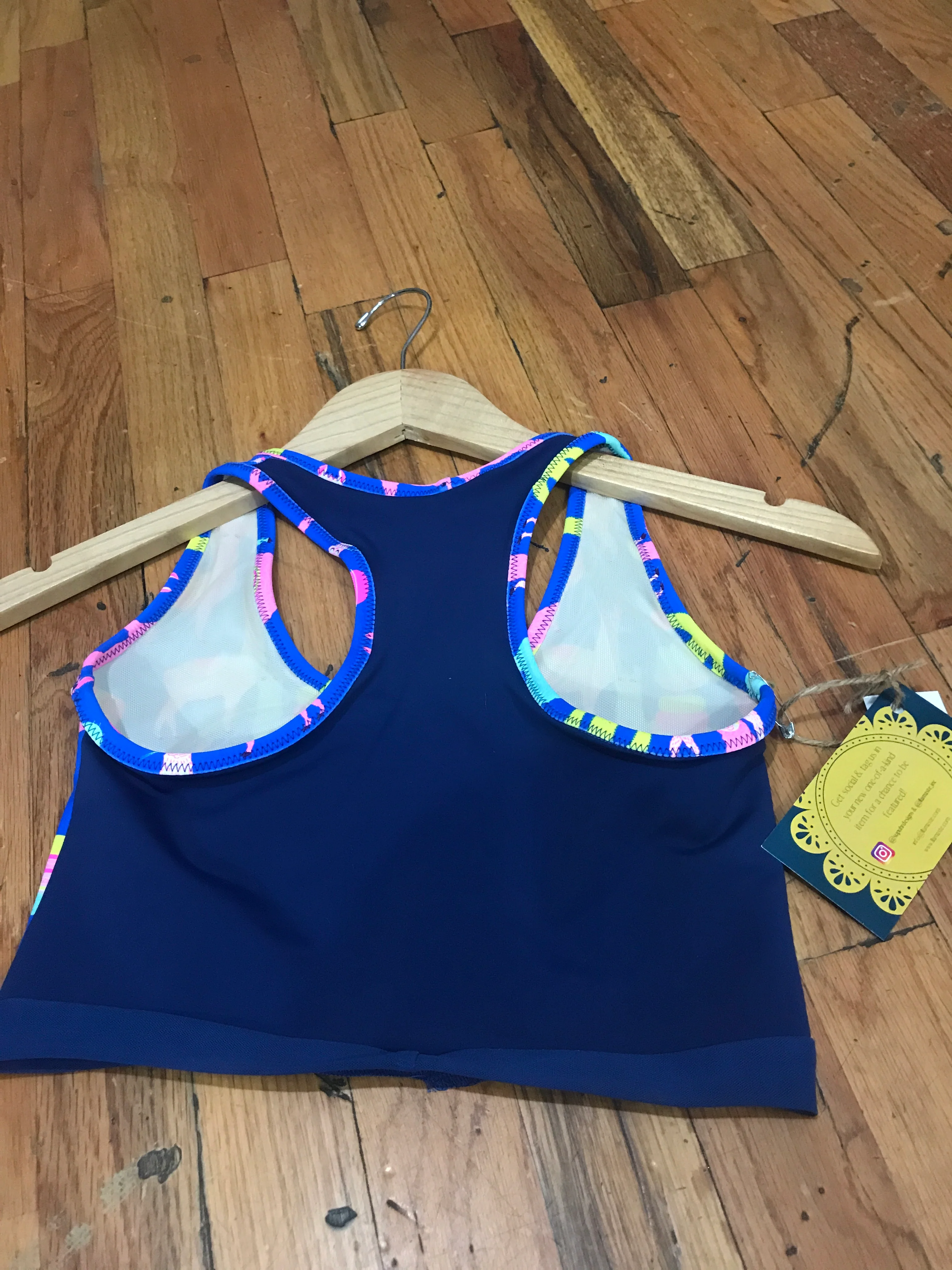 Llama Racerback Crop Top