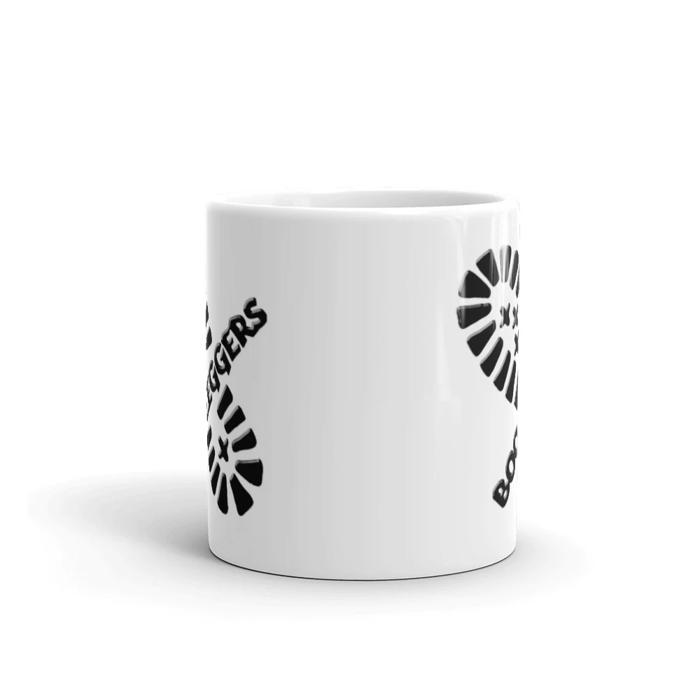 Bootlegger White glossy mug
