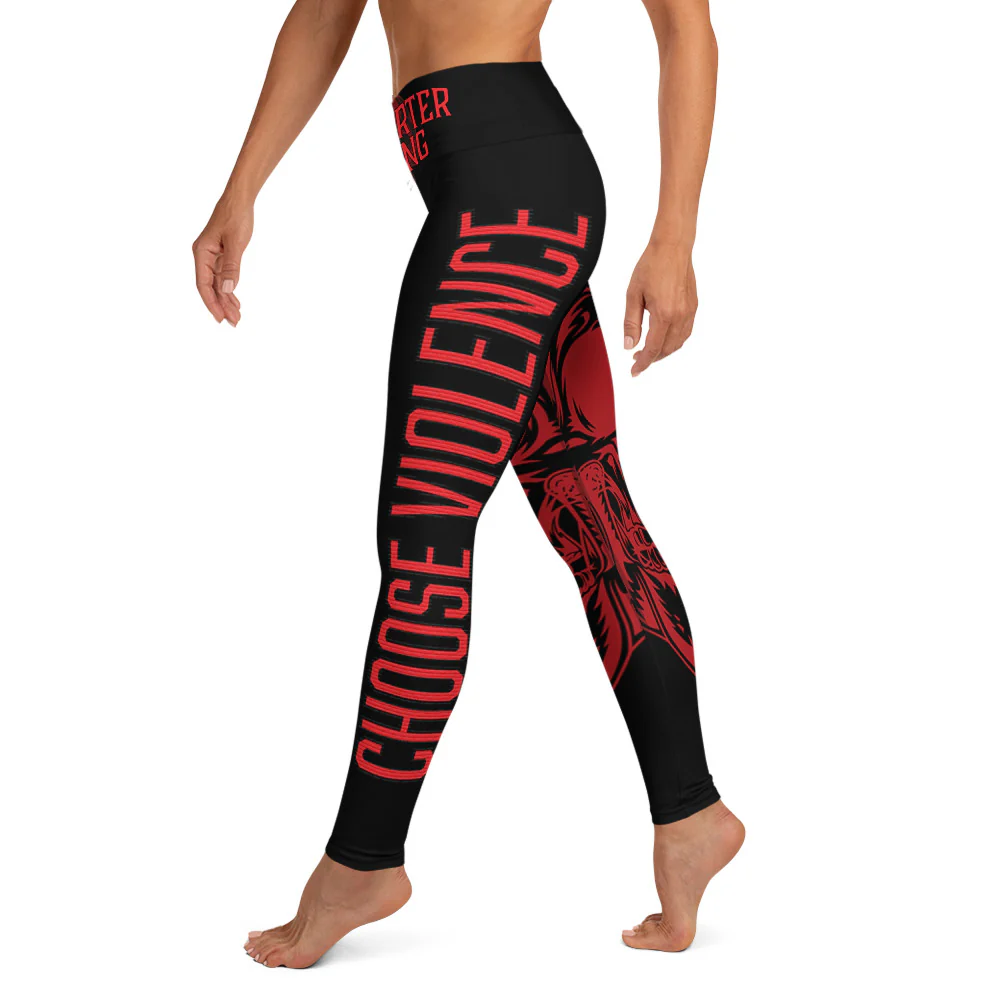 Choose Violence Women's Black Spats