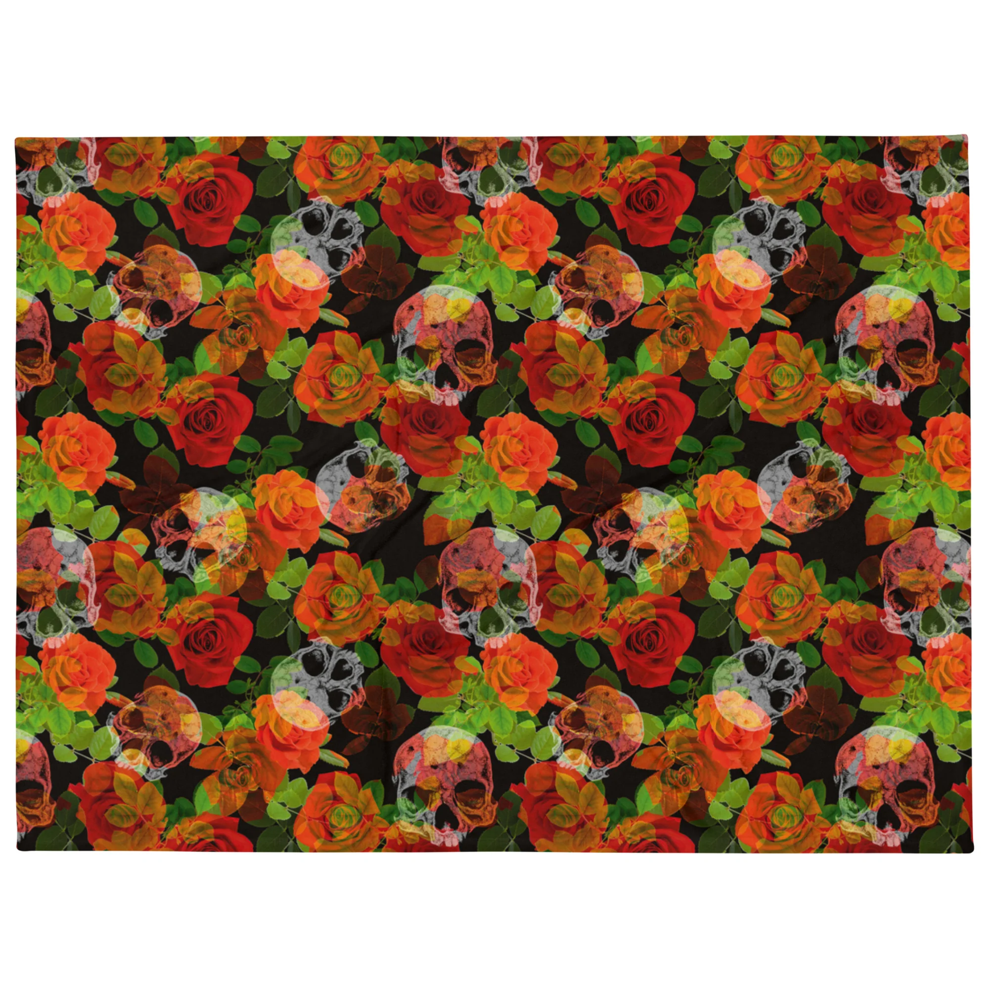 Skull Trip Throw Blanket