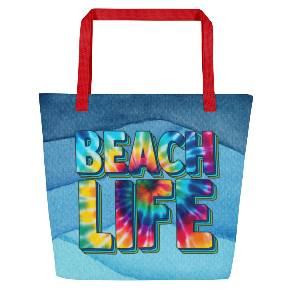 BEACH LIFE Large Tote Bag