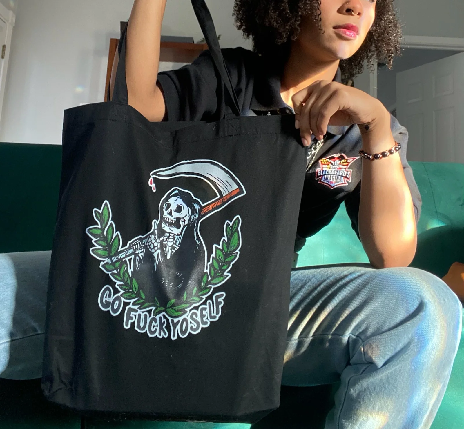 Reaper Large Tote Bag