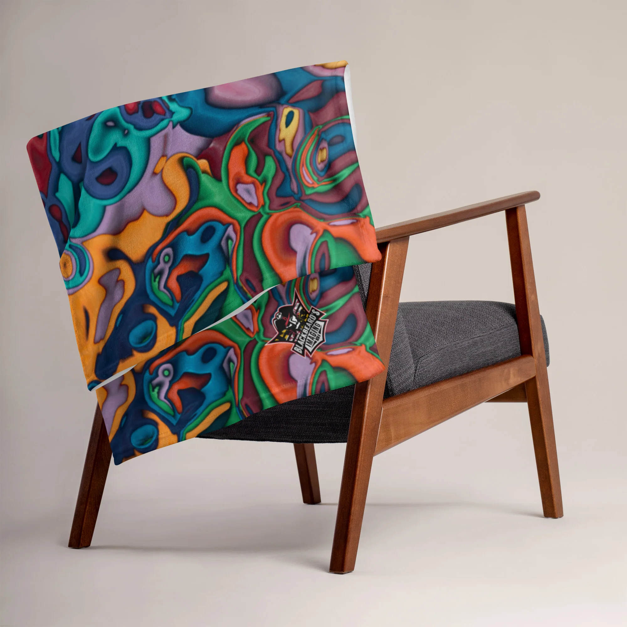 Let it Flow Throw Blanket