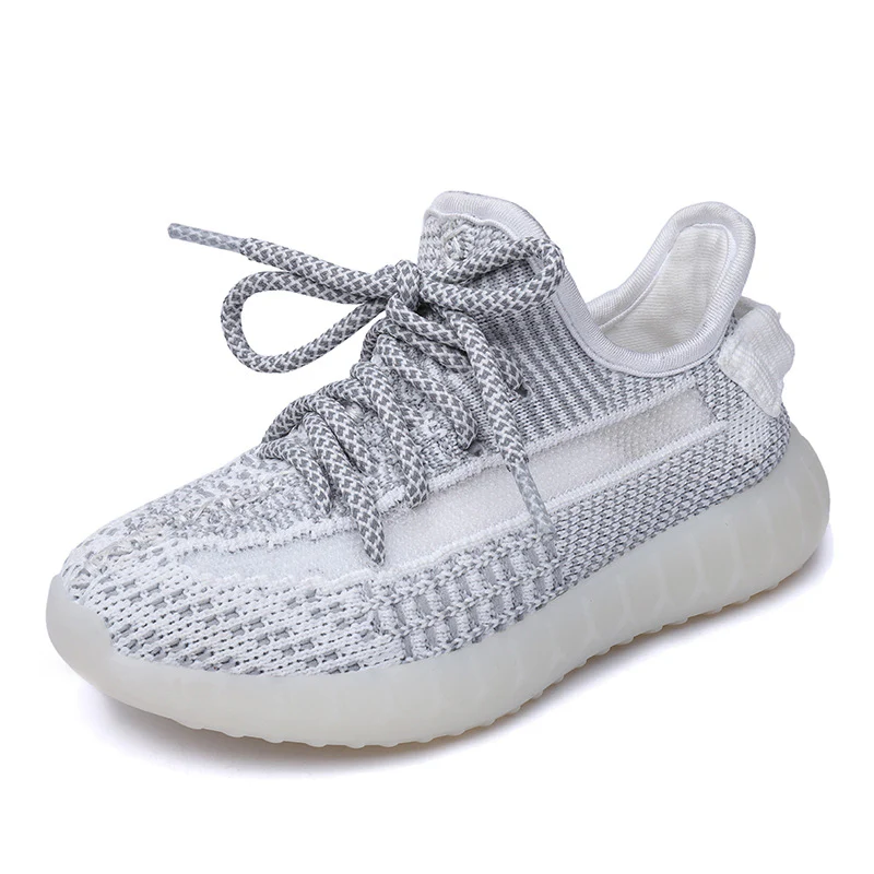 MOF Kids Boys Girls Fashion Brand Reflective Sneakers Toddler/Little/Big Kid Lace Up Slip On Casual Trainers Children School Shoes
