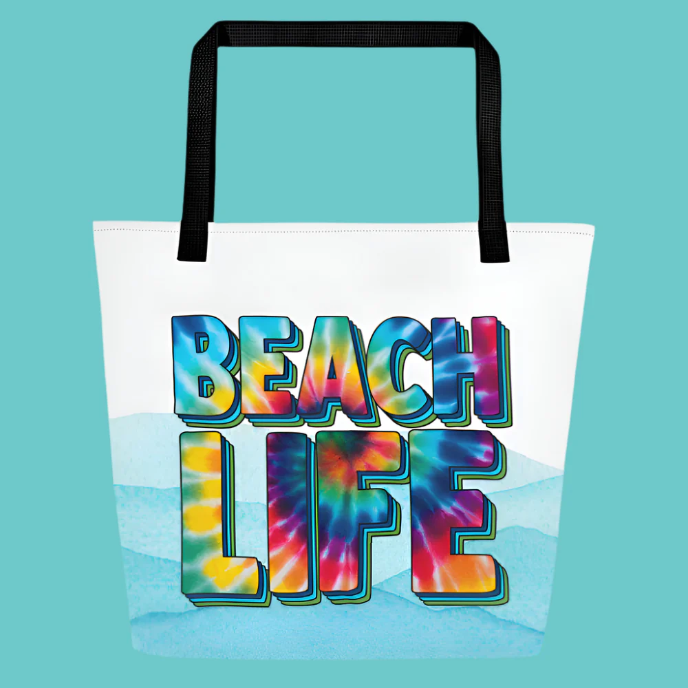 BEACH LIFE Large Tote Bag