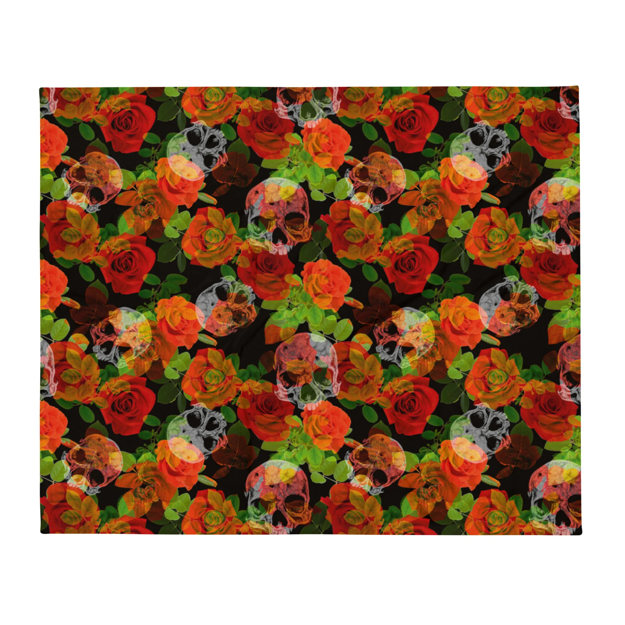 Skull Trip Throw Blanket