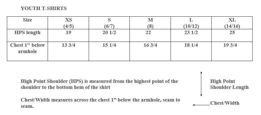 PURPOSE BUILT “SQUAREBODY MODEL” YOUTH T-SHIRT CHARCOAL GREY